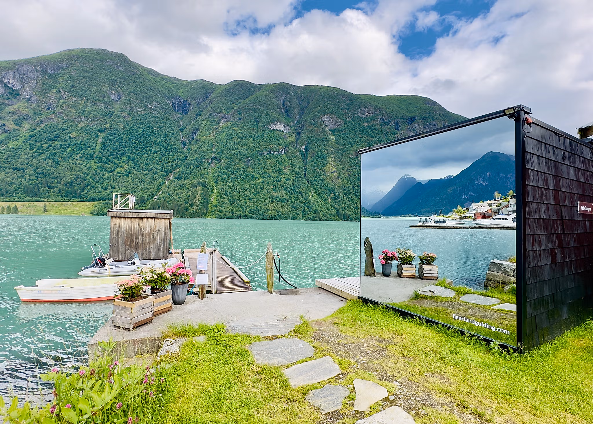 Dampen sauna in Fjærland in Western Norway
