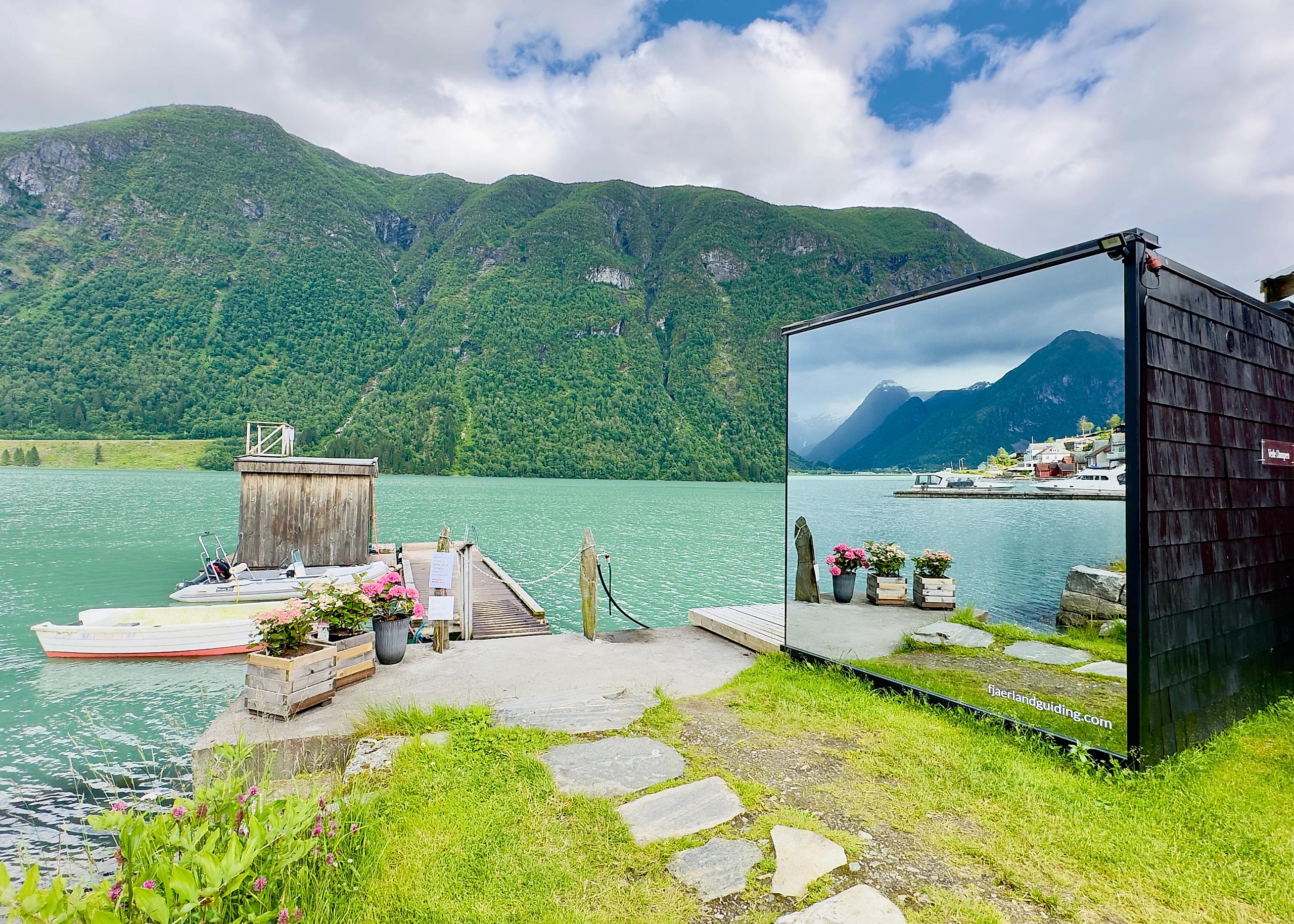 Dampen sauna in Fjærland in Western Norway