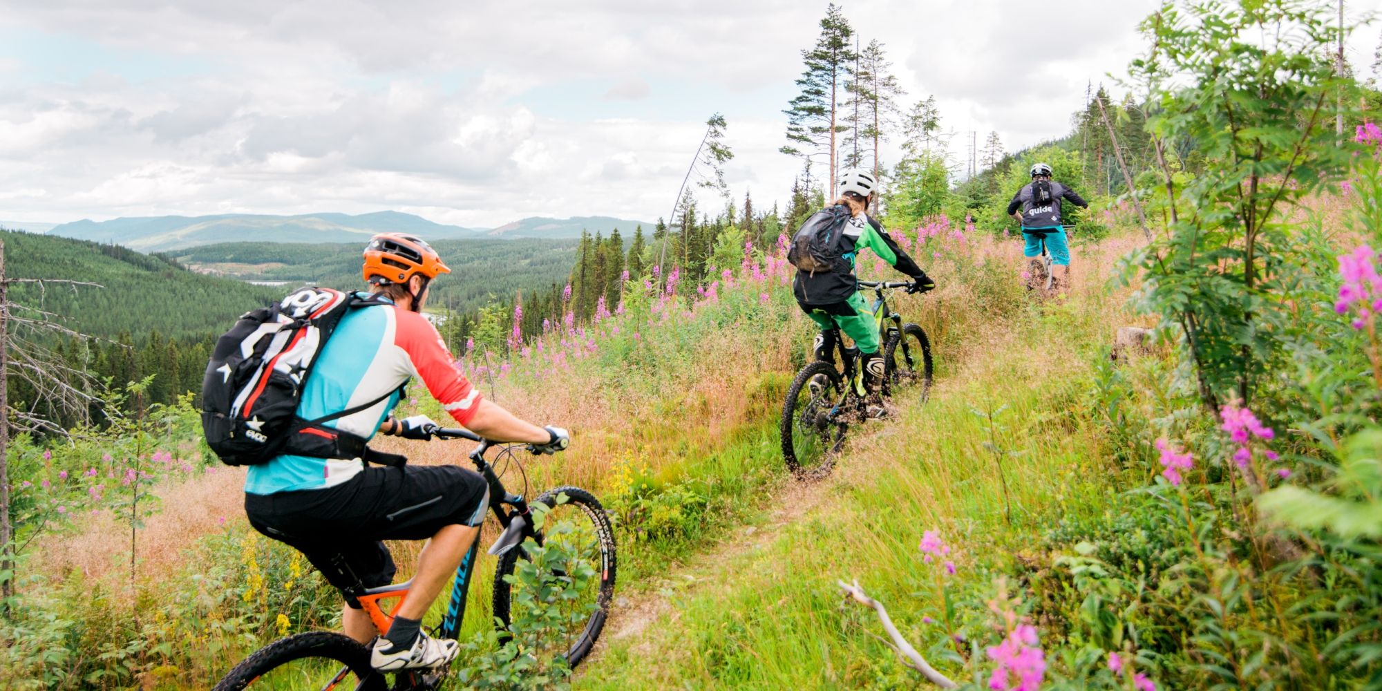 Trail Mountainbiken auf den verborgenen Pfaden in Trysil, Ostnorwegen