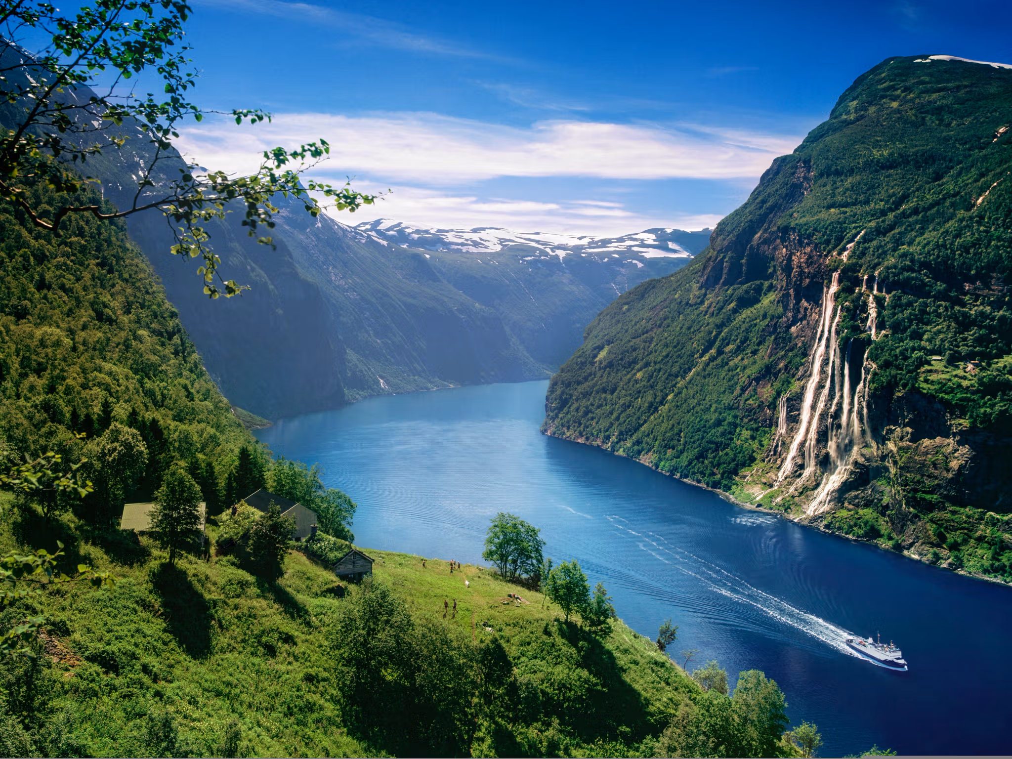 A cruise in the Geirangerfjord, Norway.