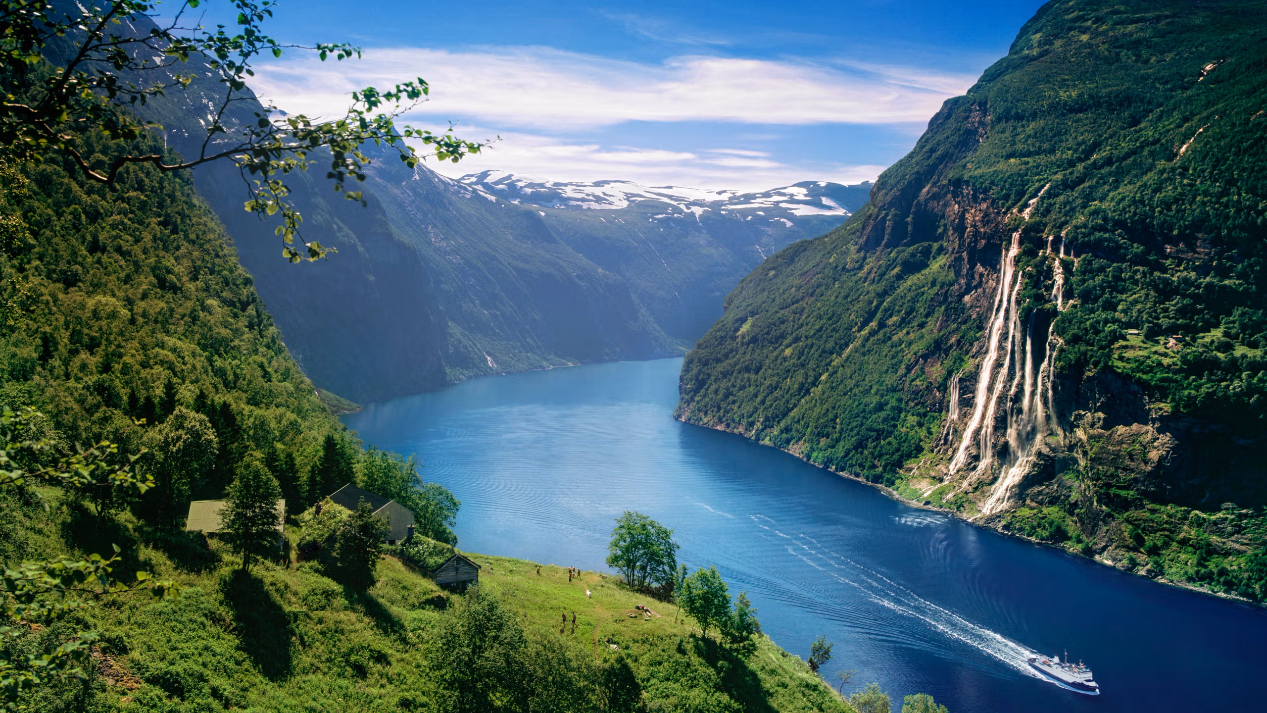 A cruise in the Geirangerfjord, Norway.