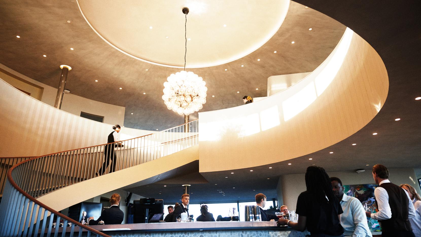 The Rooftop bar, TAK, at Sommerro Hotel in Oslo
