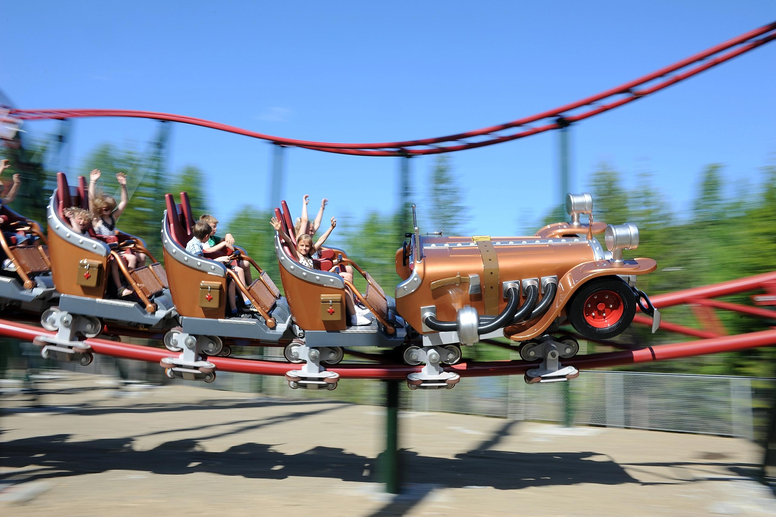 Imagen de la atracción Il Tempo Extra Gigante, en el parque de atracciones de Hunderfossen.
