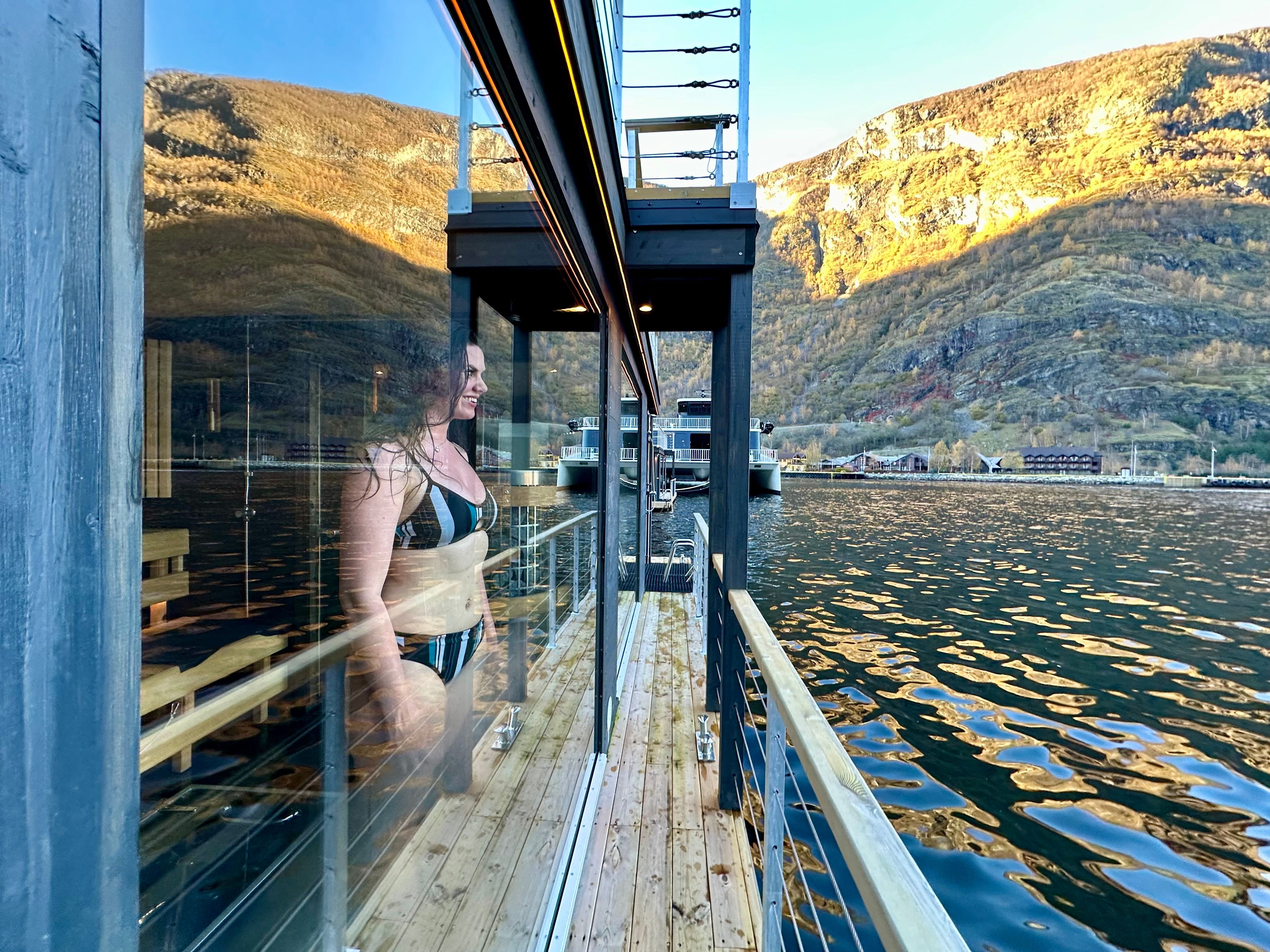 Sauna ved fjorden