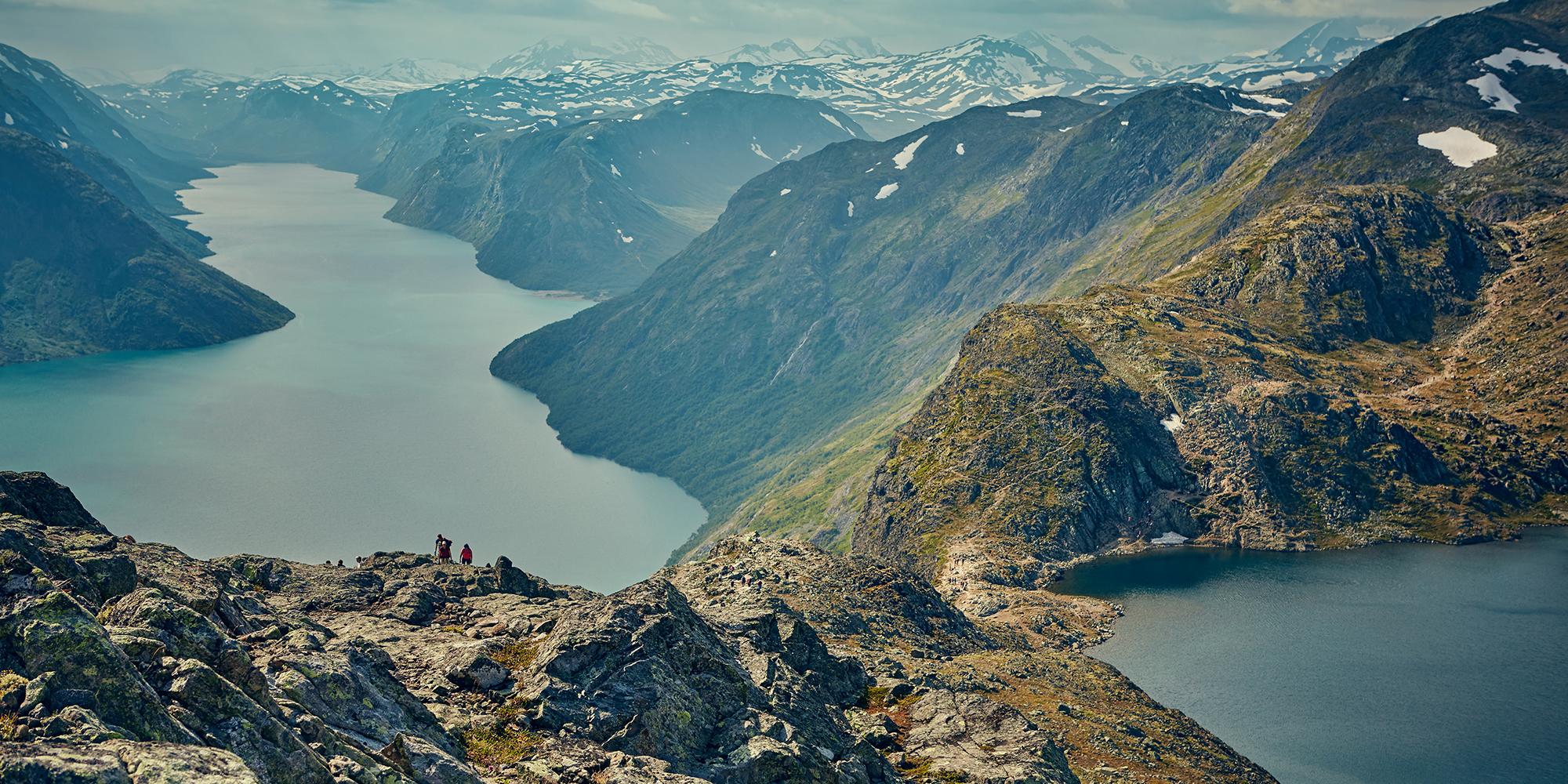 Besseggen i Jotunheimen på Østlandet