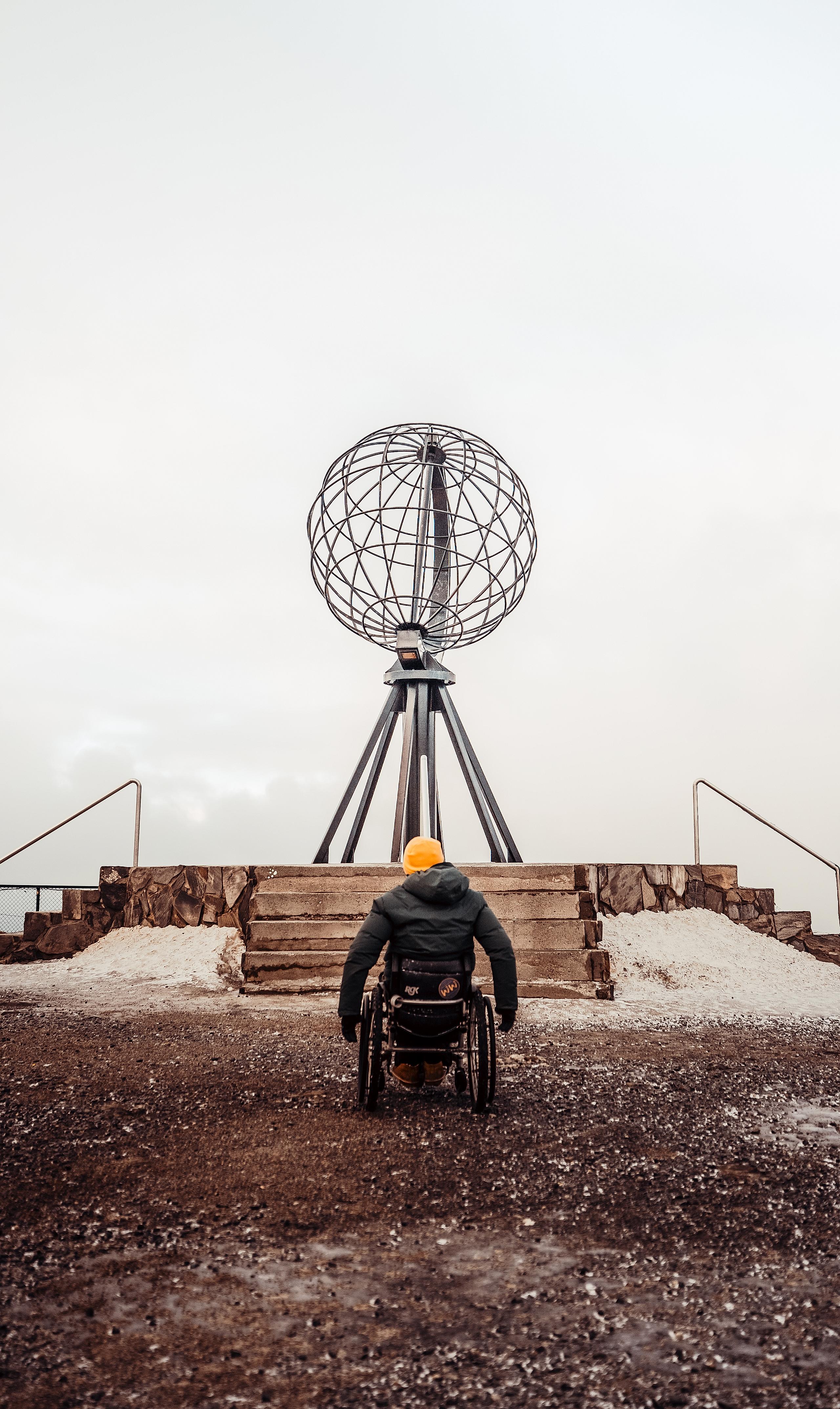 Pierre from Wheeled World in North Cape, Northern Norway