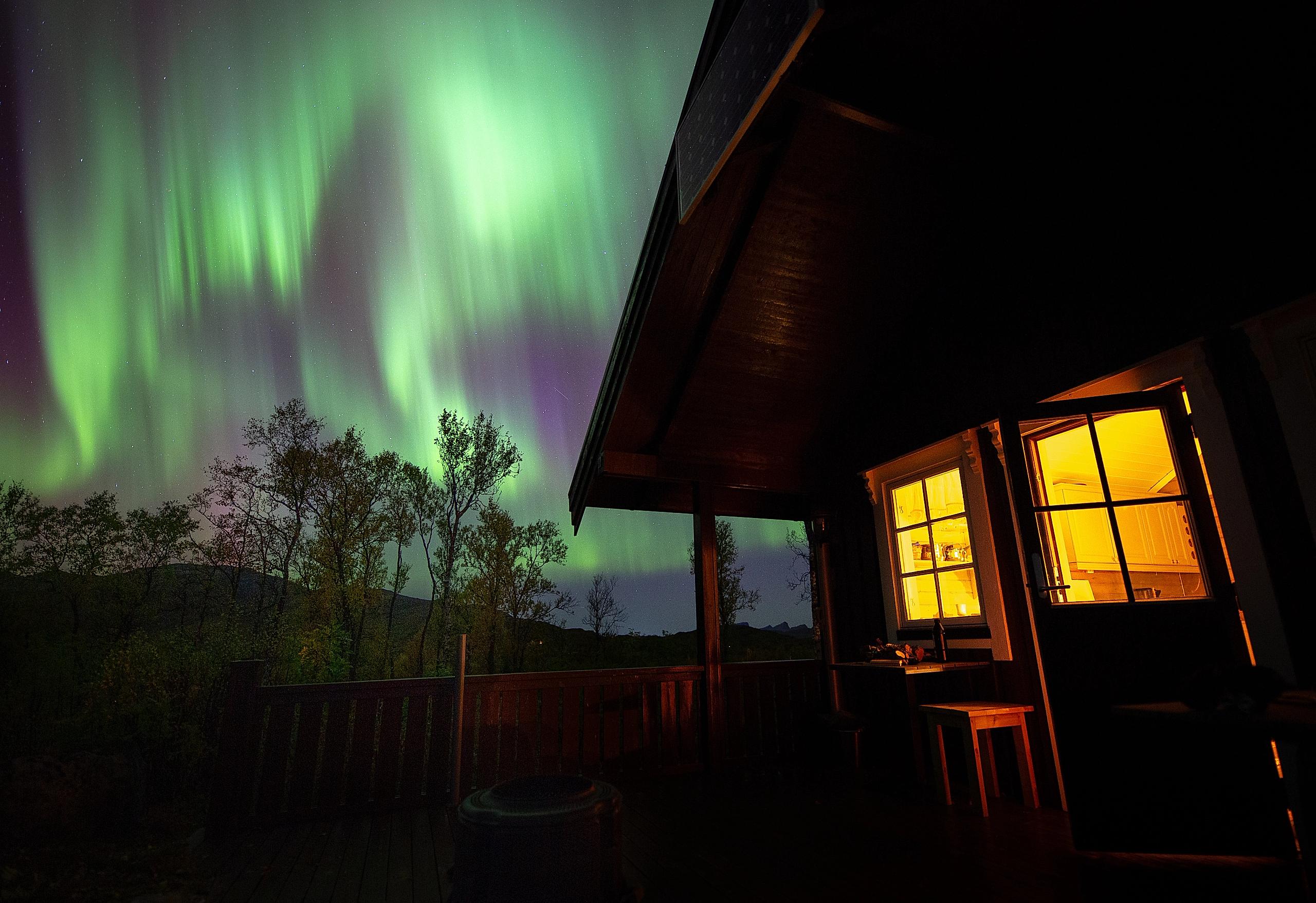 Northern lights in Senja
