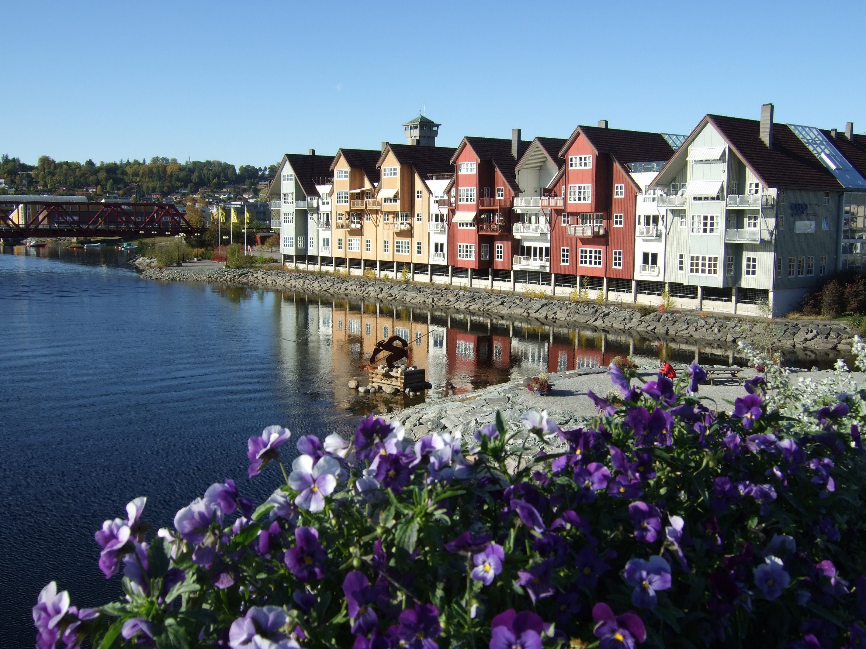 The harbour in Steinkjer.