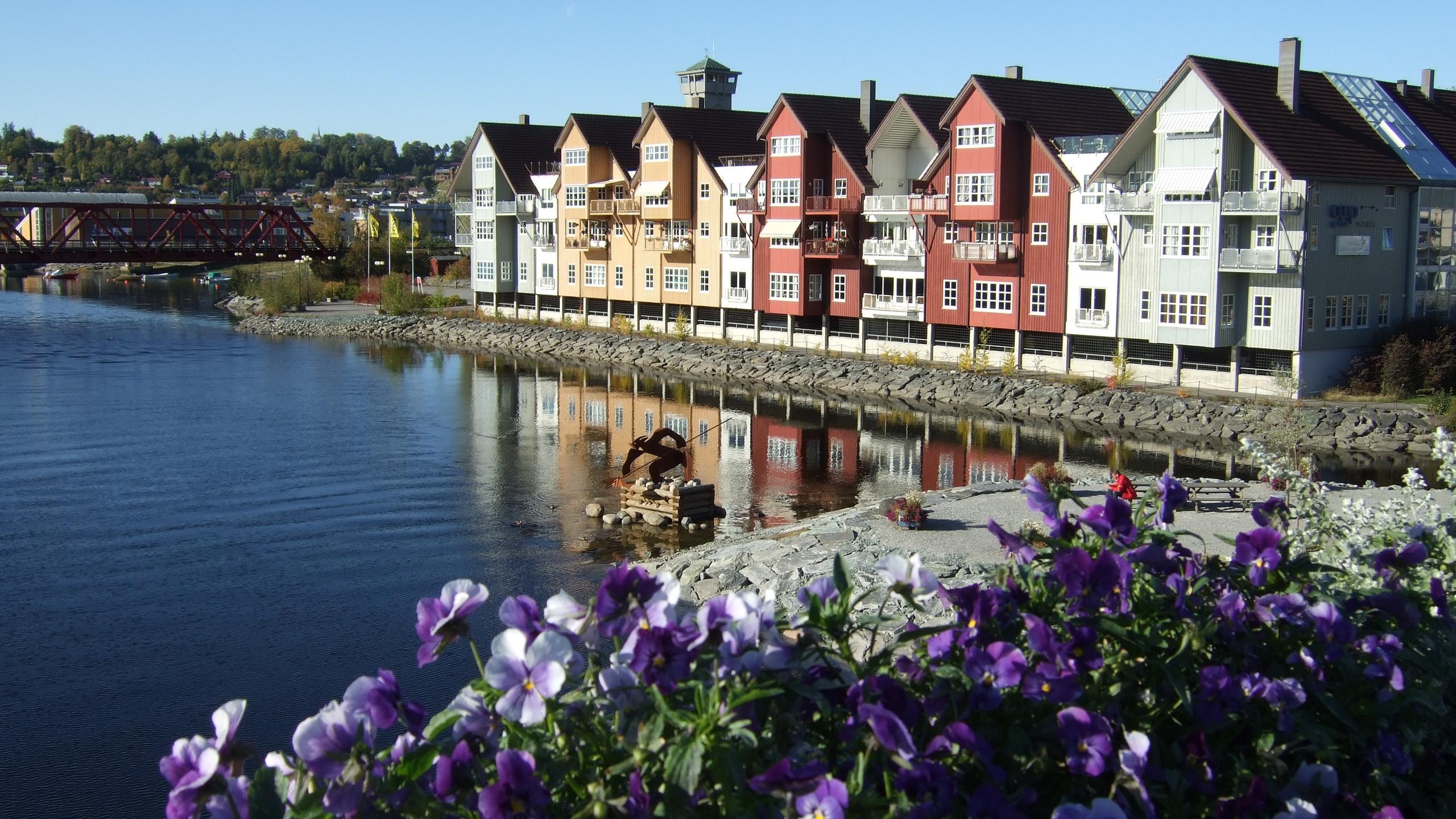 The harbour in Steinkjer.