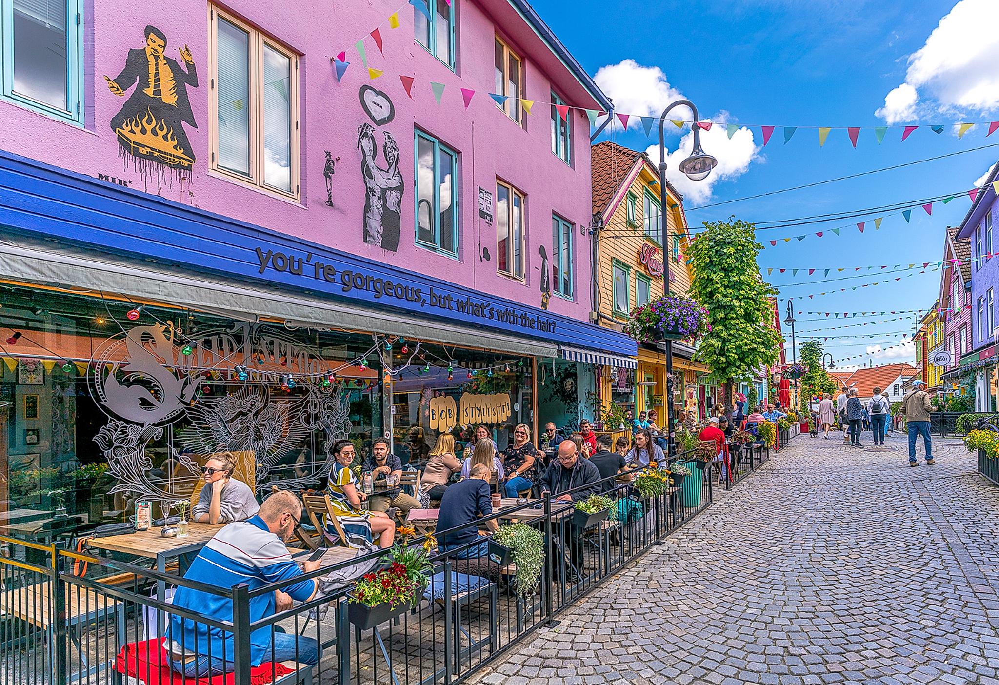 Fargegaten i Stavanger