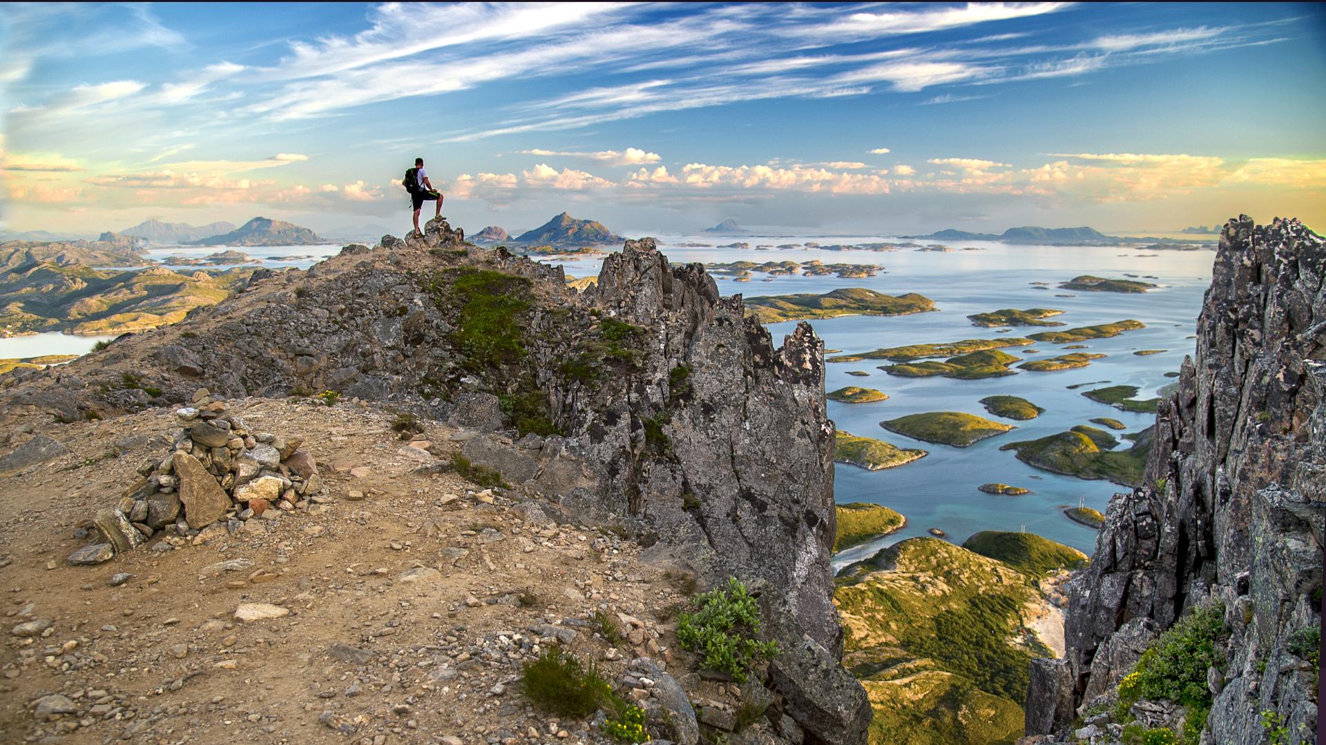 Rødøyløva på Rødøy i Nord-Norge