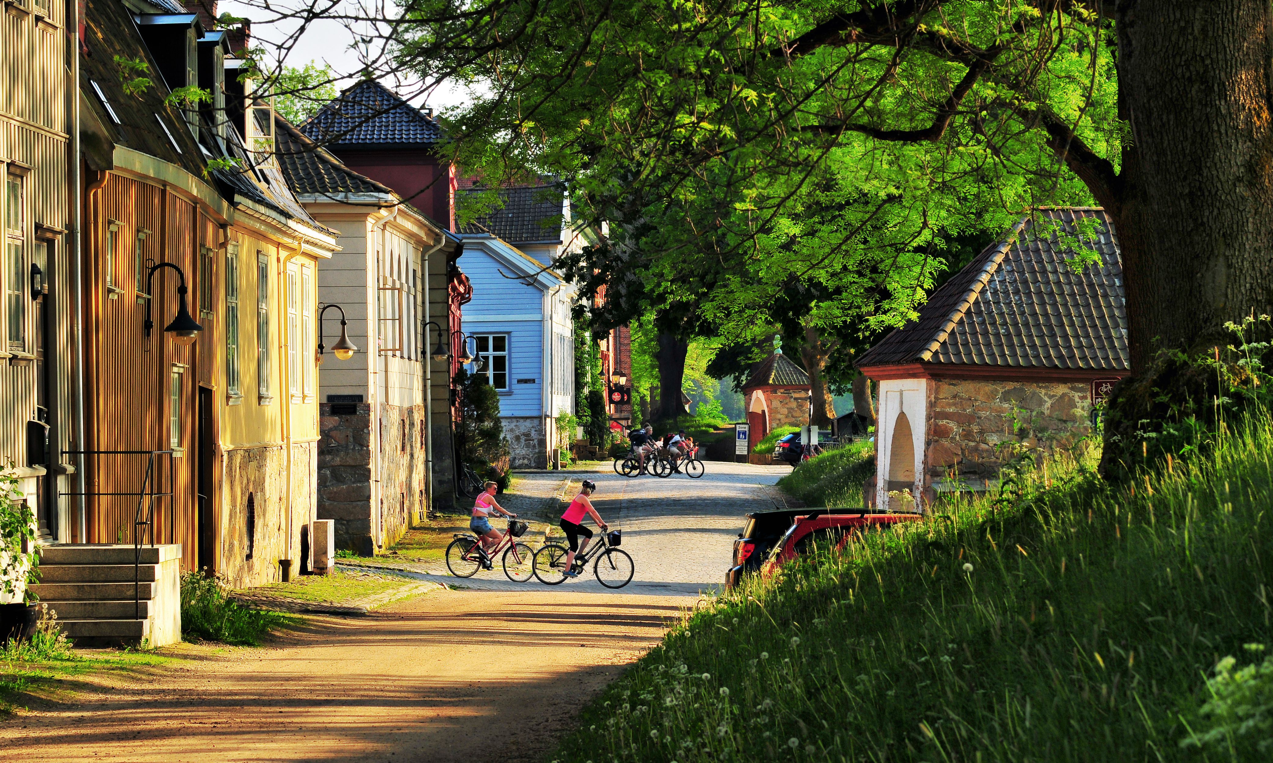 De koselige gatene i Gamlebyen i Fredrikstad