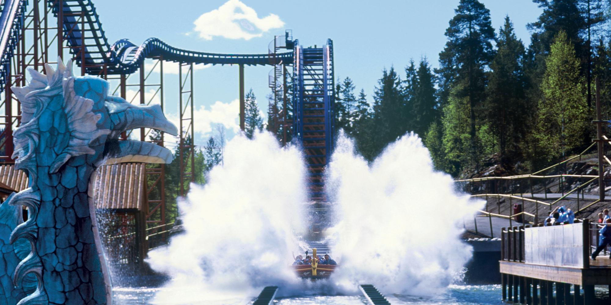 Full speed at Tusenfryd in Follo