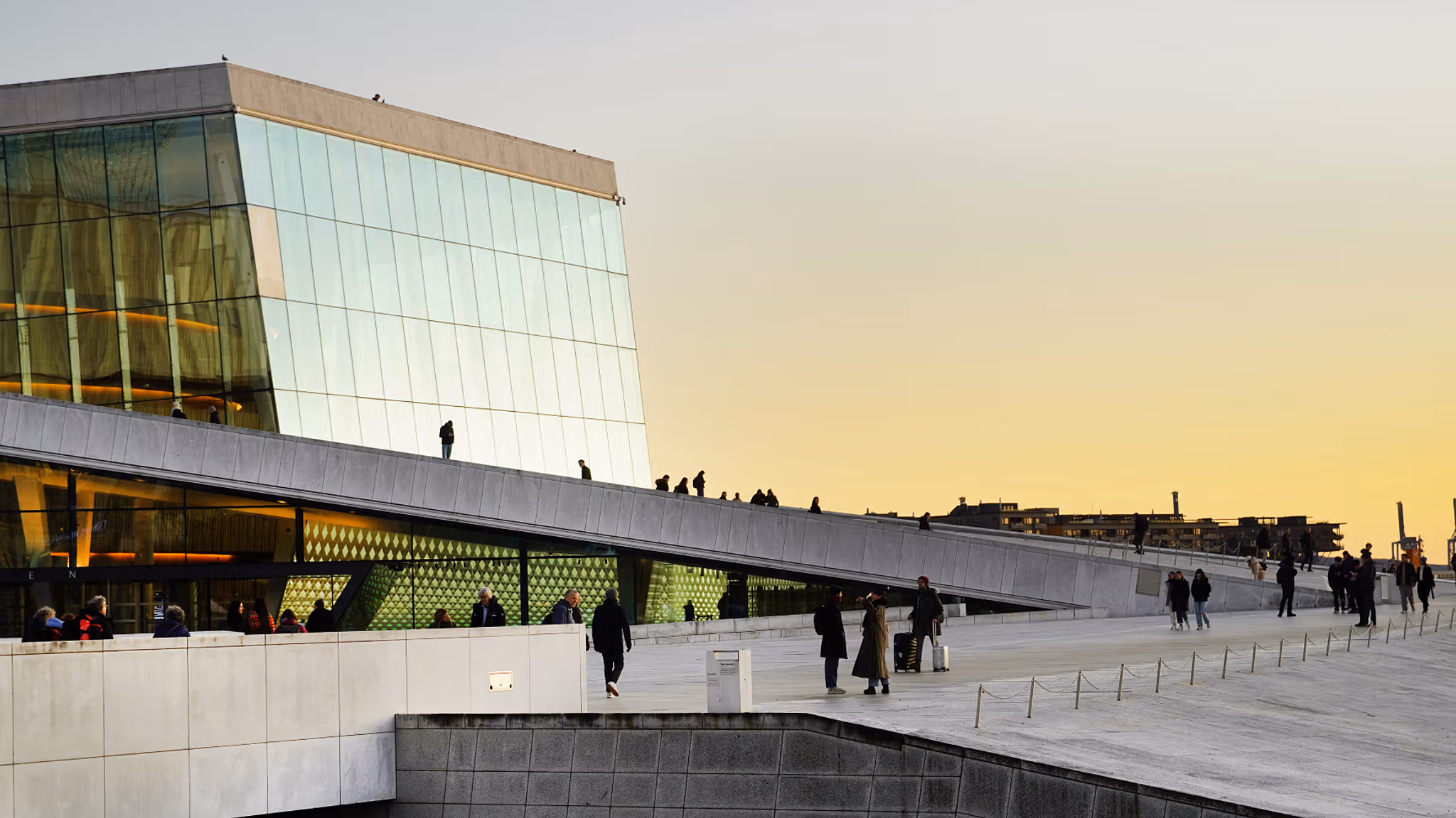 The Opera house in Oslo in November light