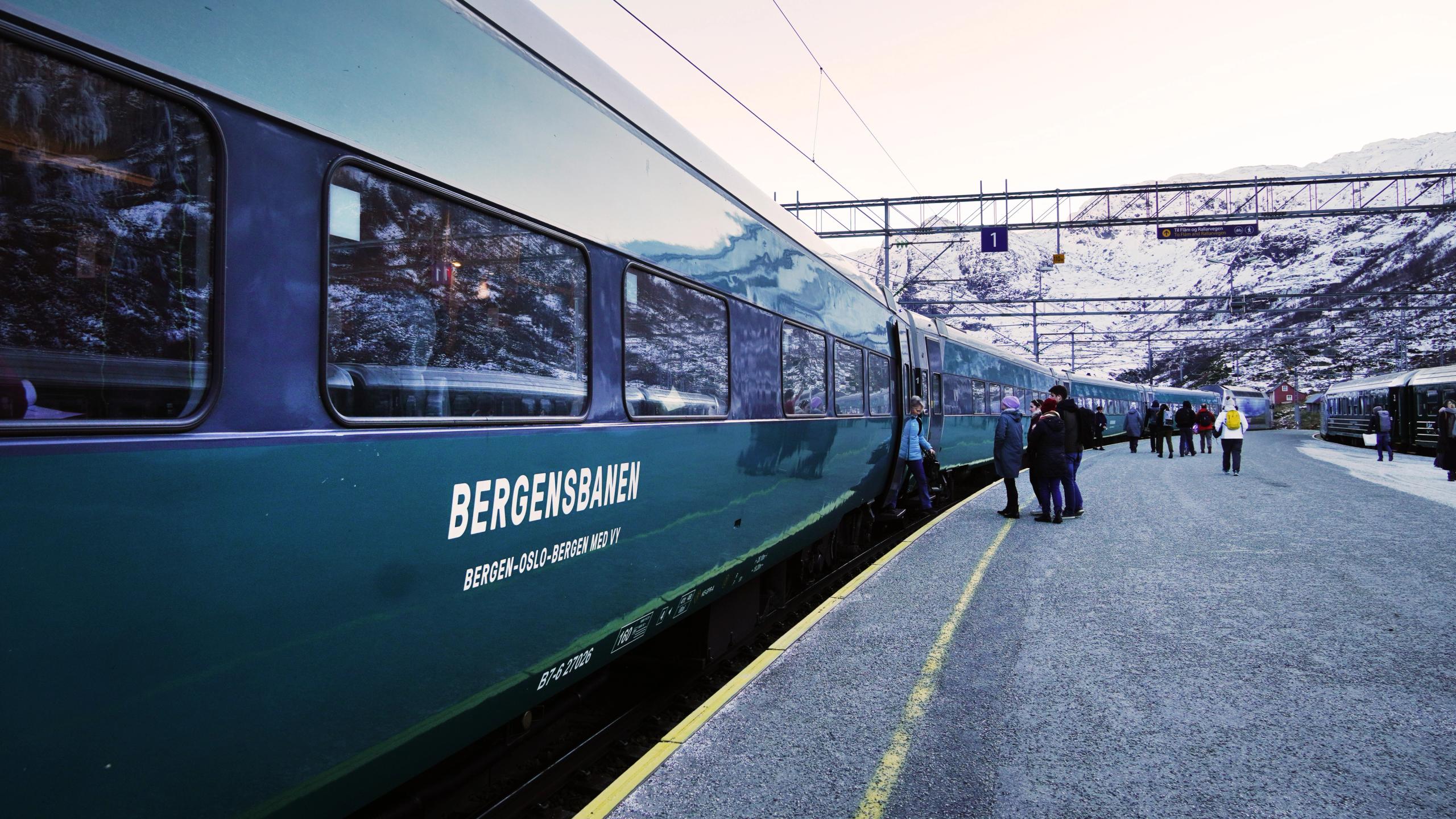 Bergensbanen train at Myrdal