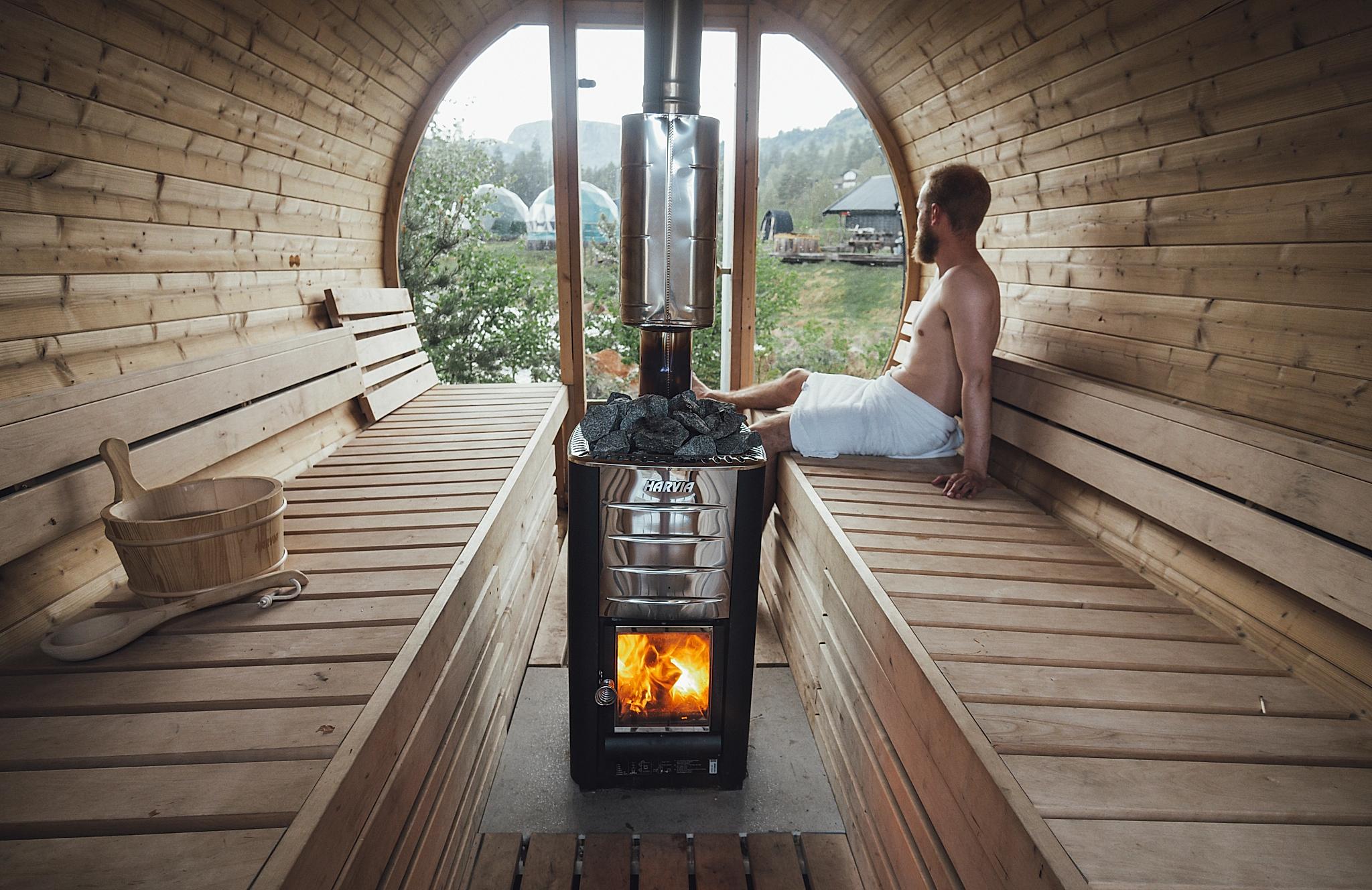 Sauna at Brokkestøylen in Southern Norway