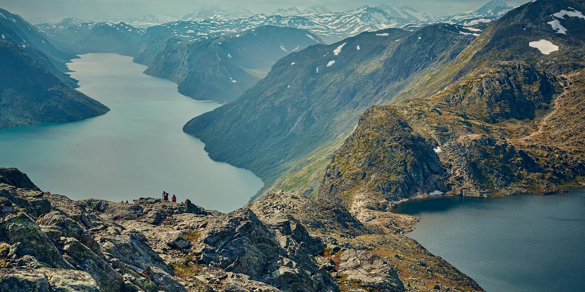 Besseggen i Jotunheimen på Østlandet