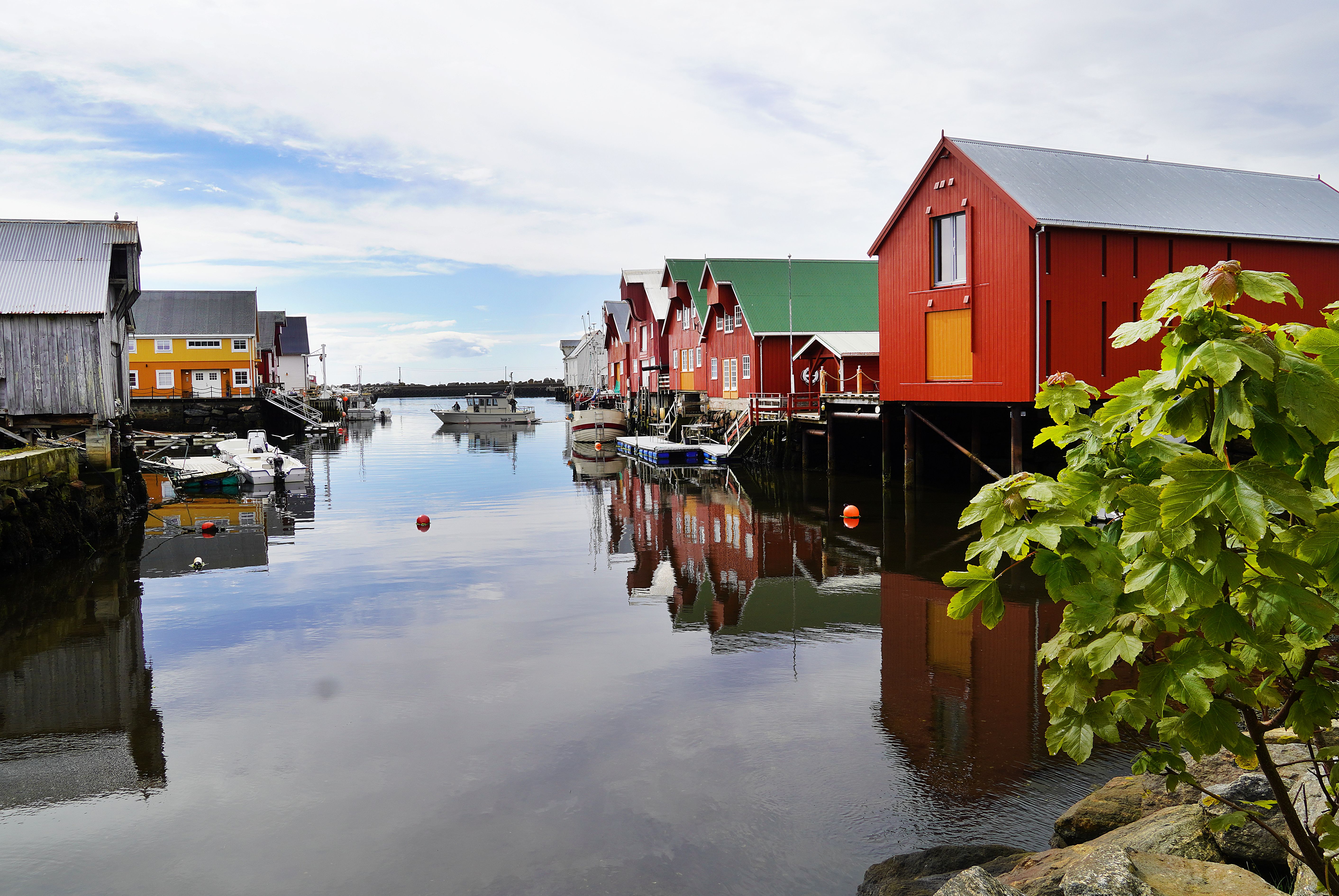 The fishing village of Bud by the water 