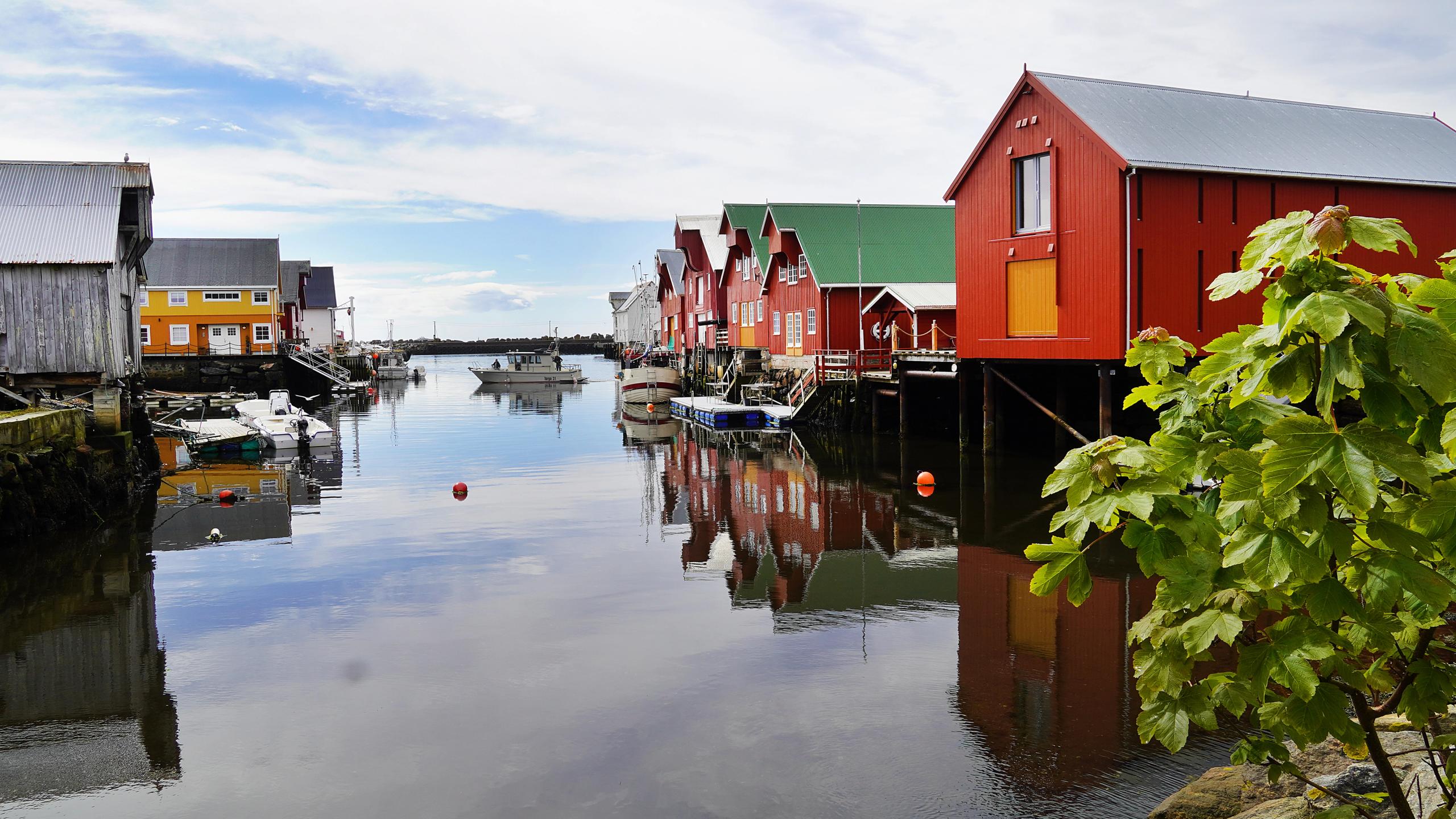 The fishing village of Bud by the water