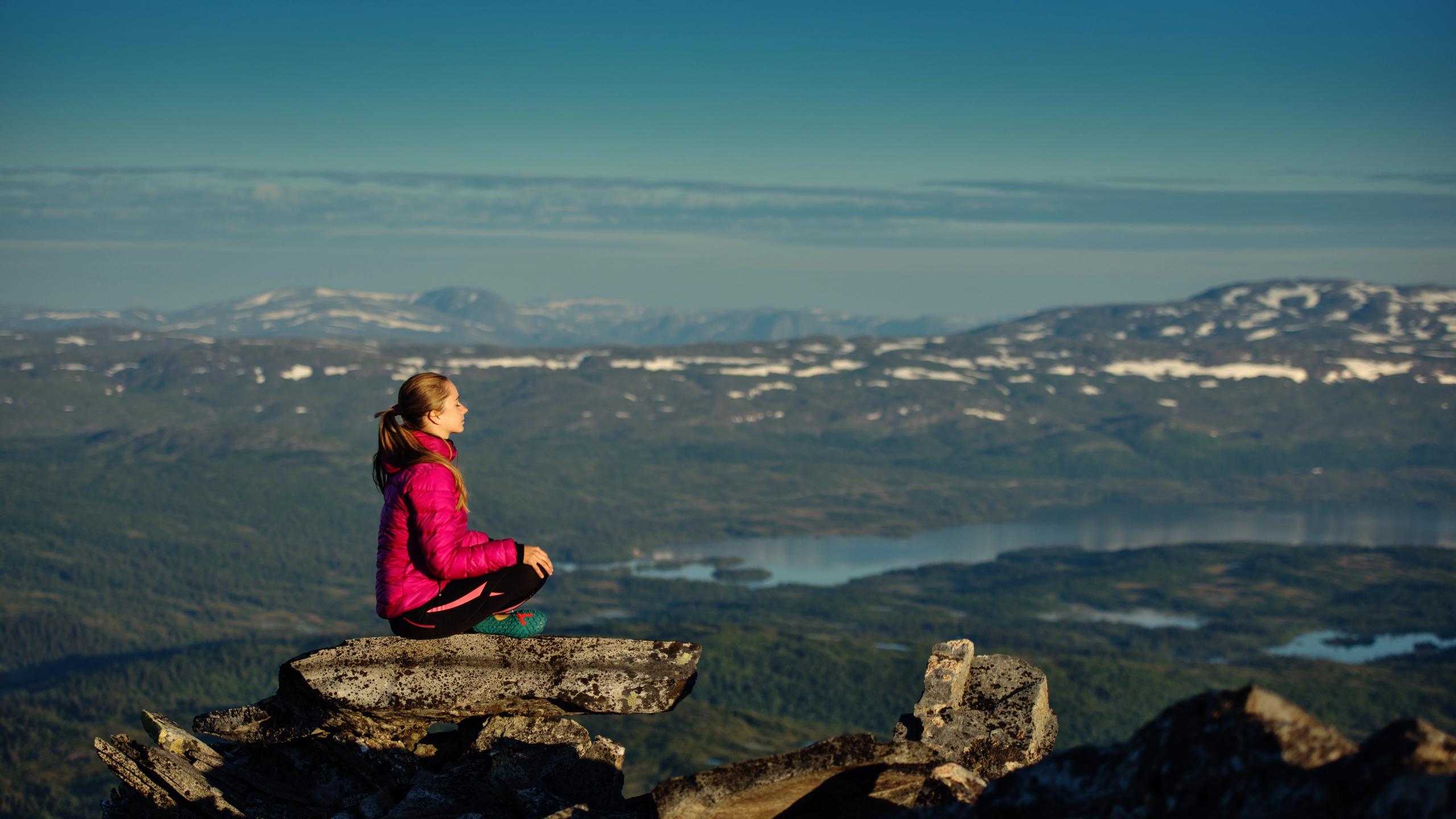 Utsikt fra fjellet Dærga i Børgefjell nasjonalpark i Namdalen, Trøndelag
