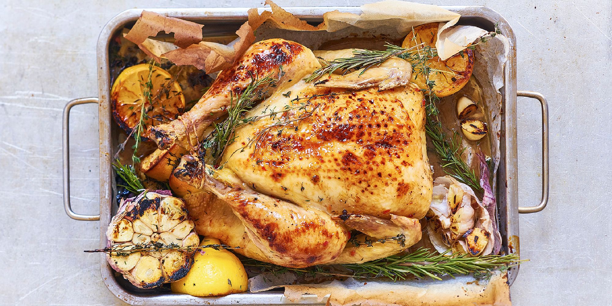 Chicken dinner from the Hovelsrud farm, Eastern Norway.