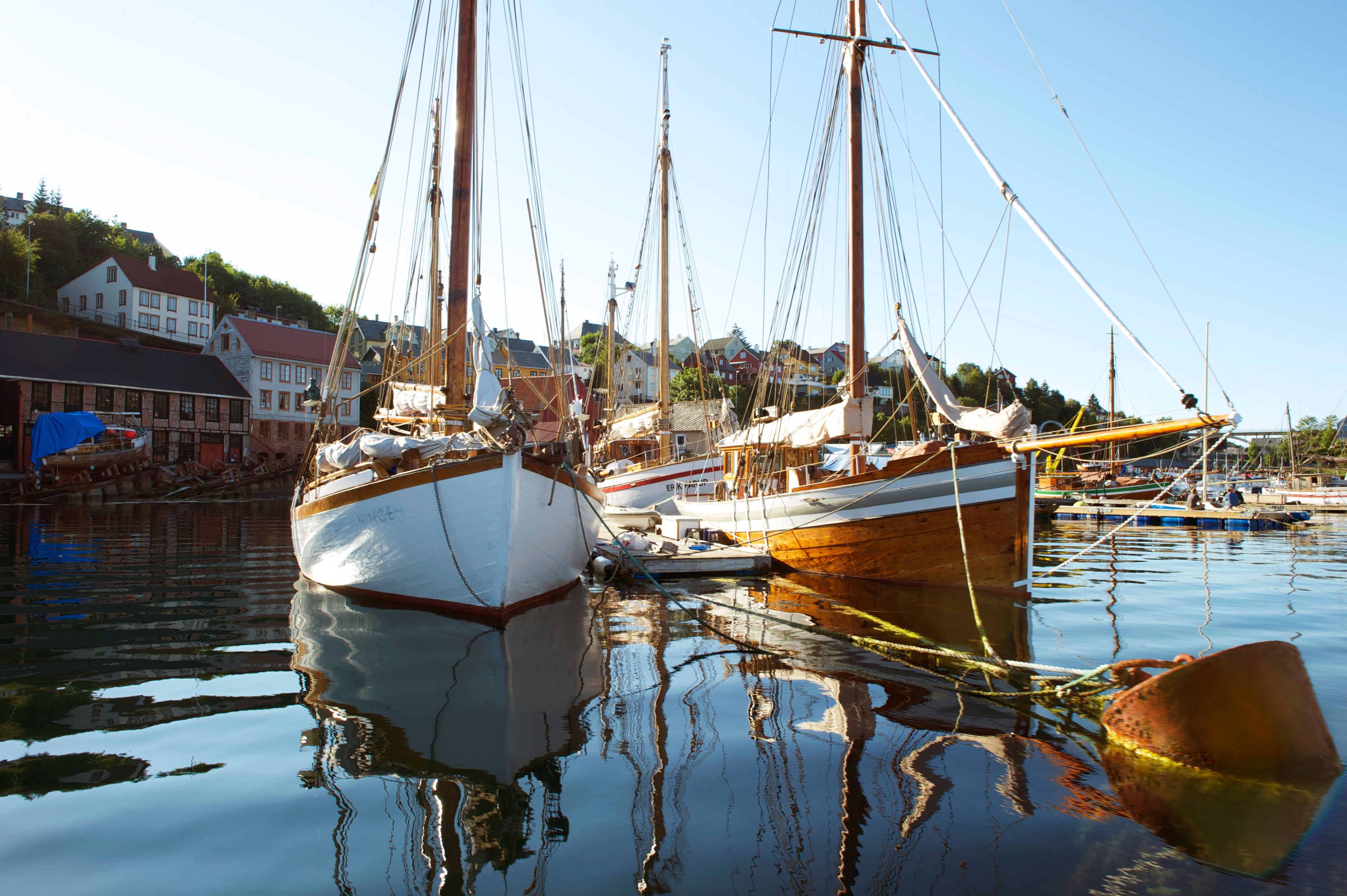Mellemværftet museum and shipyard in Kristiansund