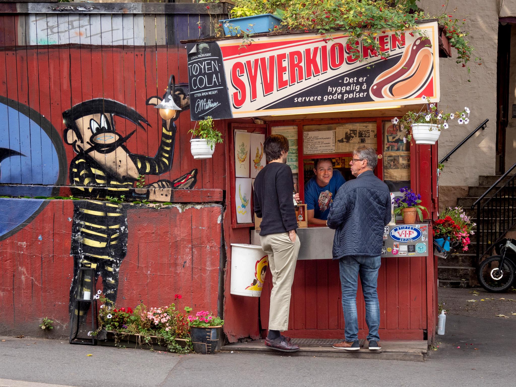 Pølsekiosken Syverkiosken Oslo Østlandet