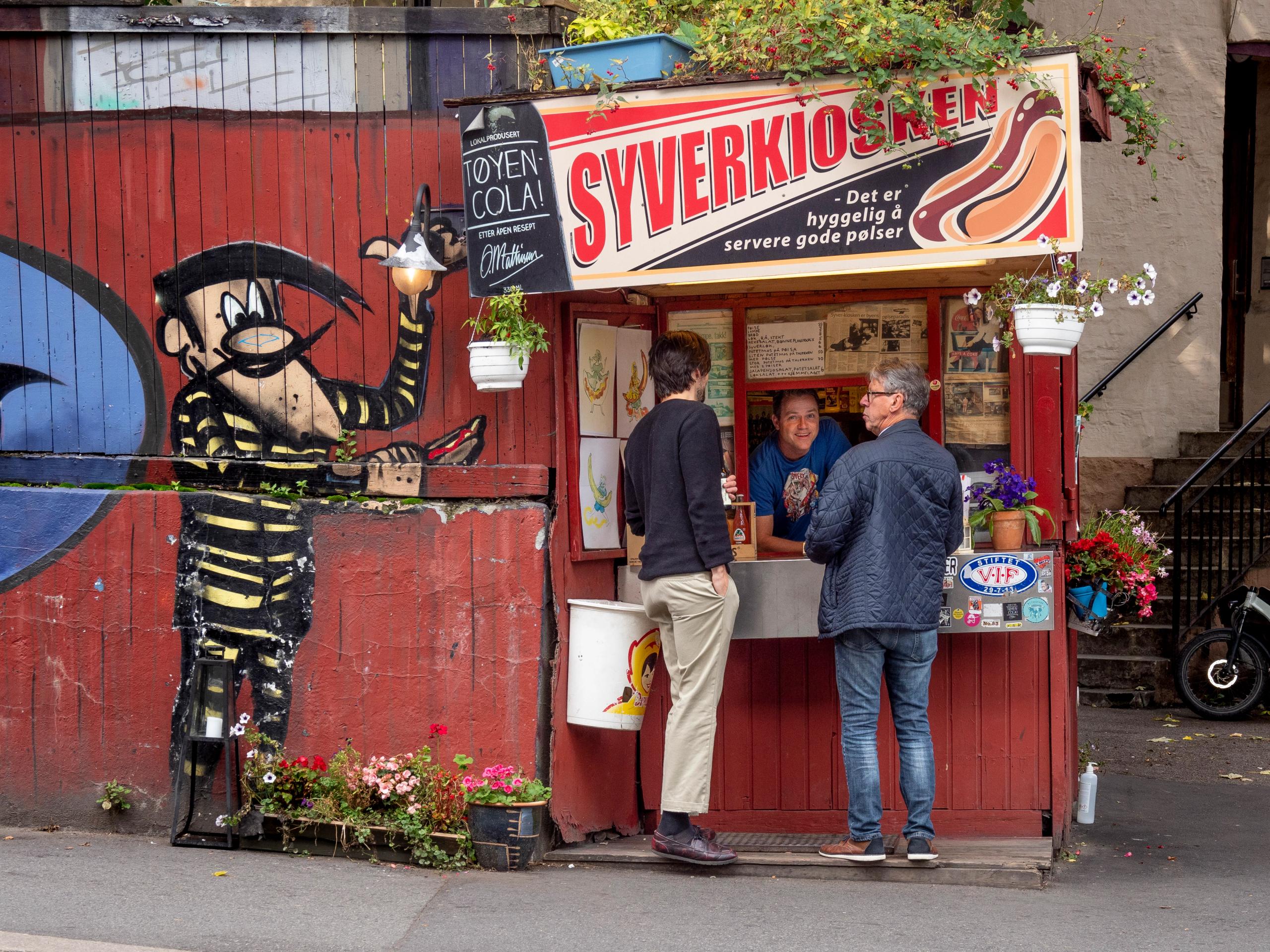 Pølsekiosken Syverkiosken Oslo Østlandet
