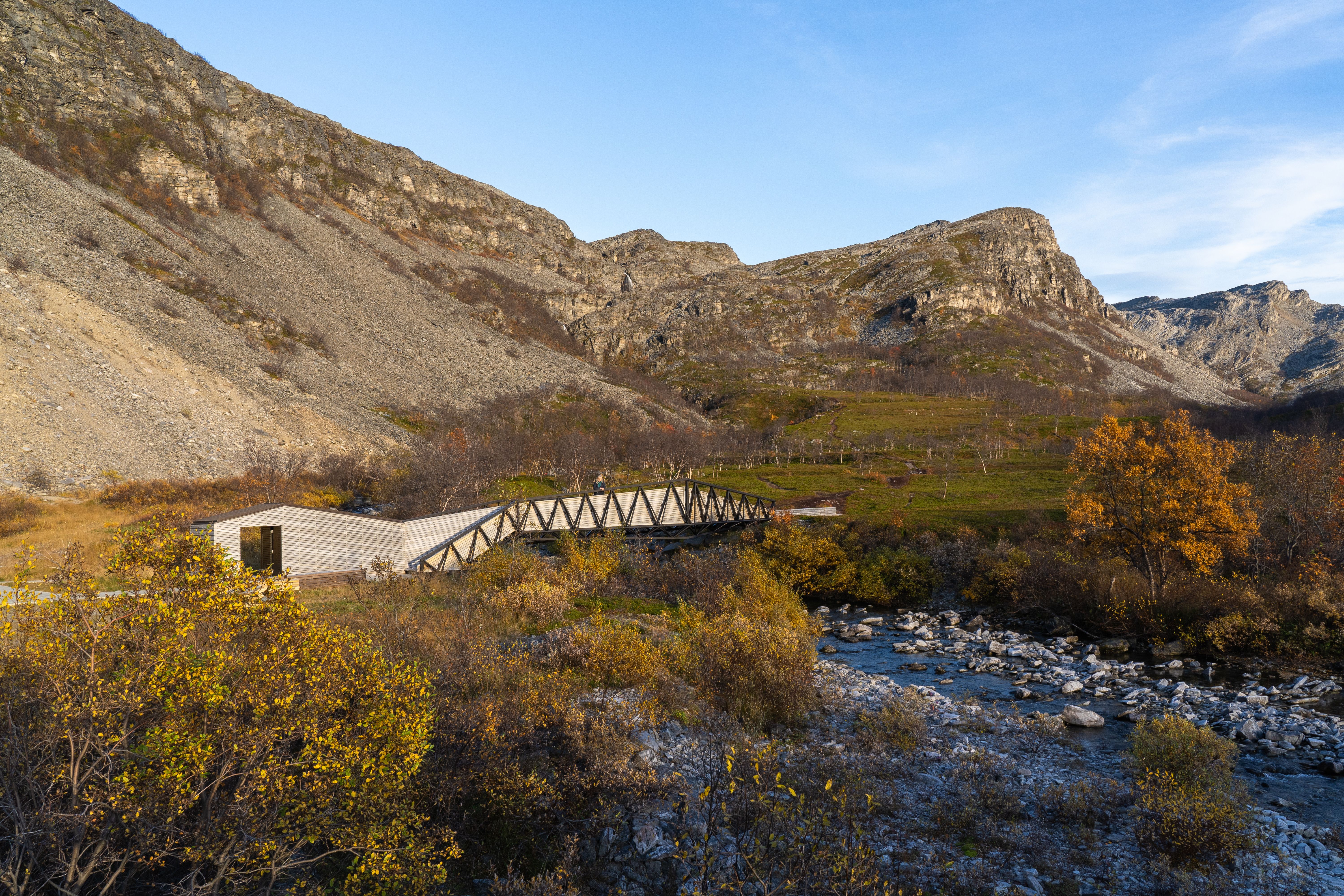 View of Lillefjord Rest Area
