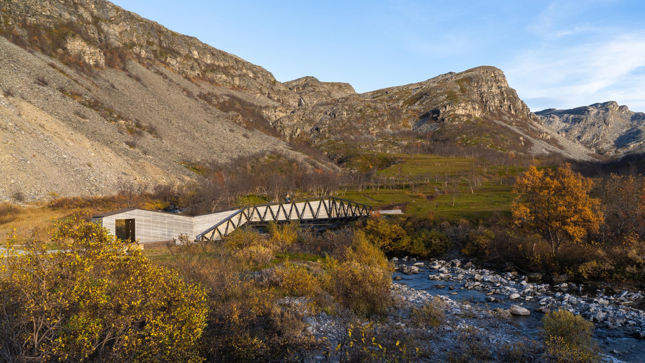 View of Lillefjord Rest Area