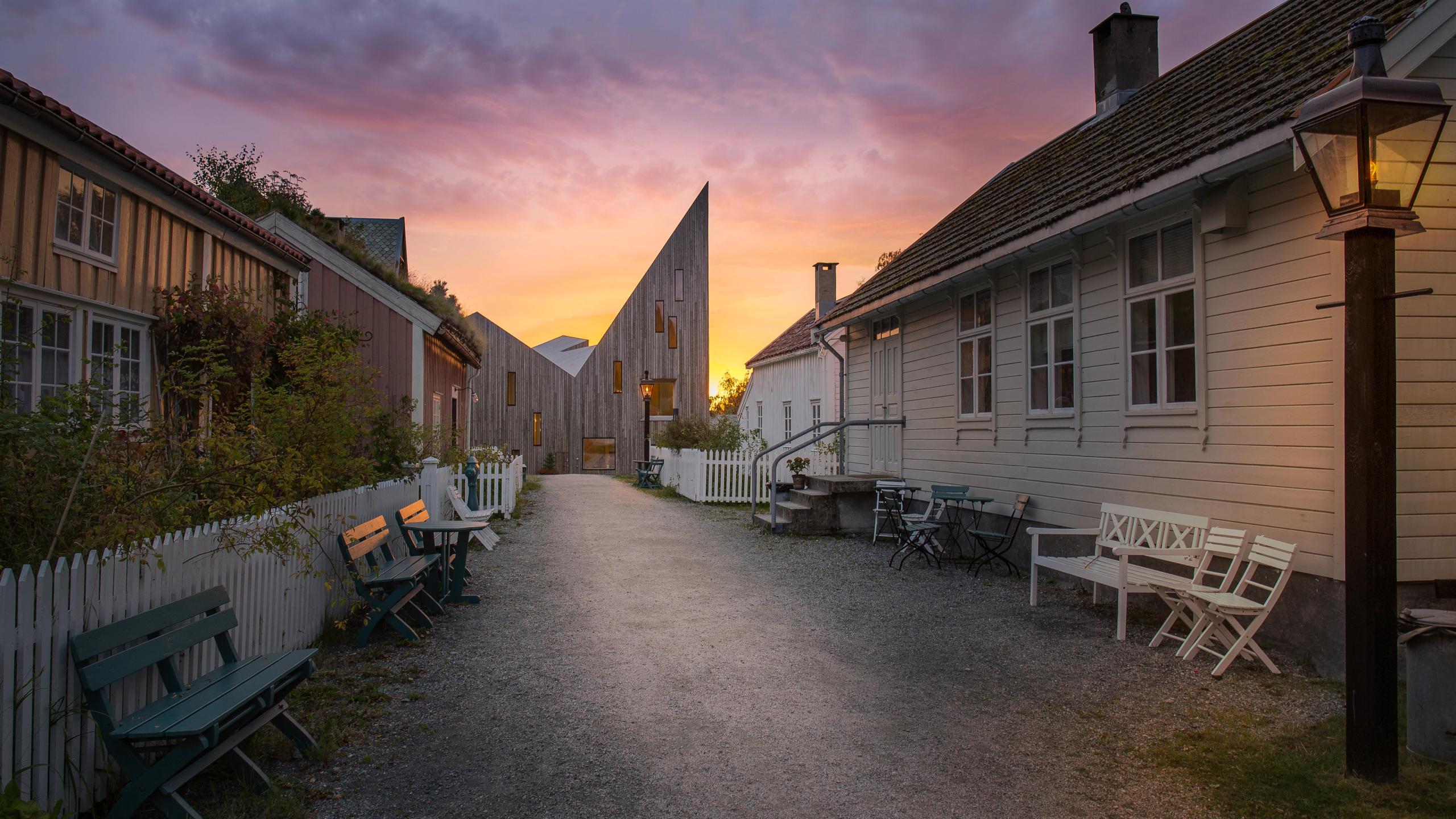 The Crown, main building at the Romsdal Museum in Molde