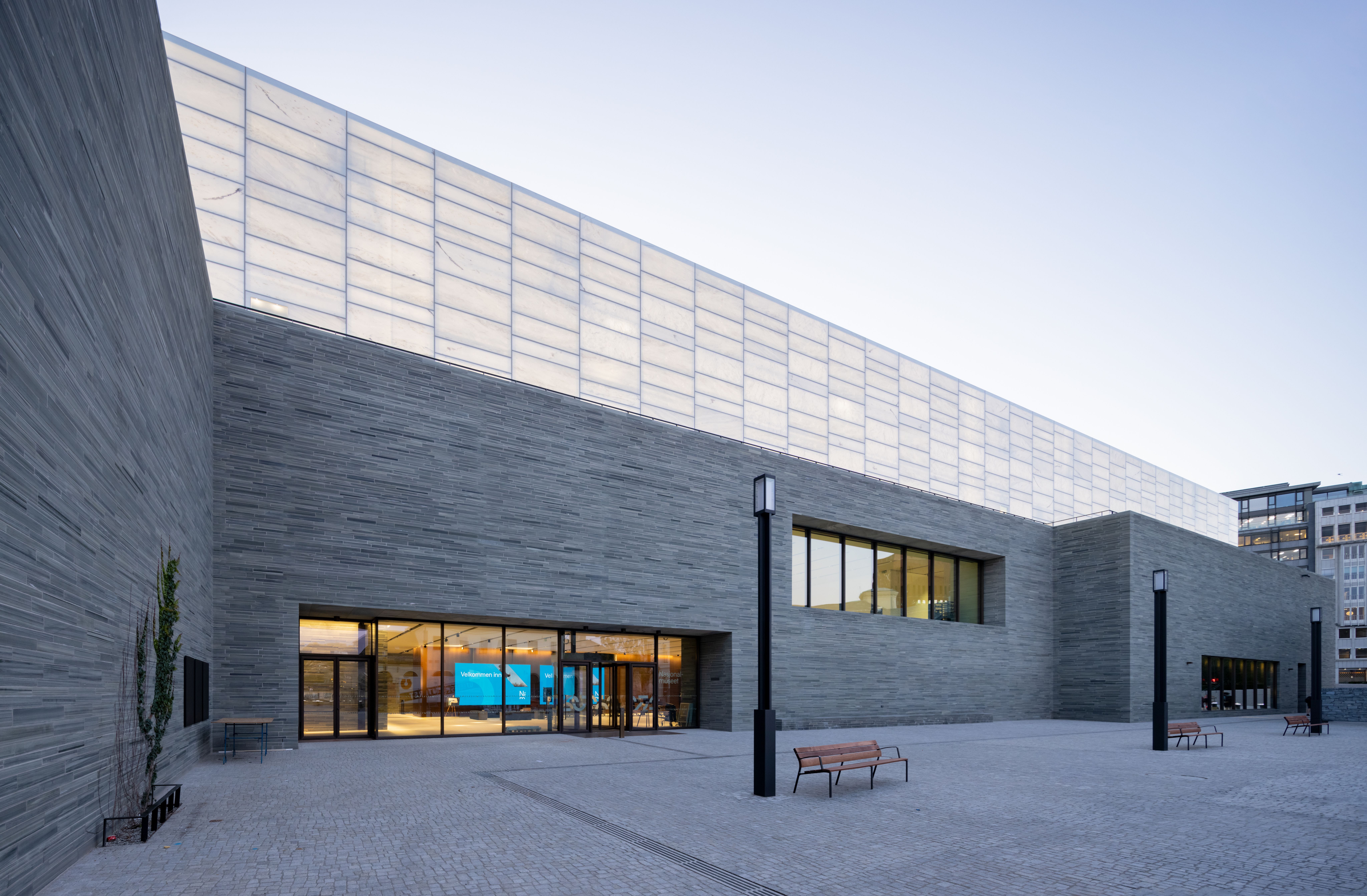 Entrance at The National Museum of Norway in Oslo