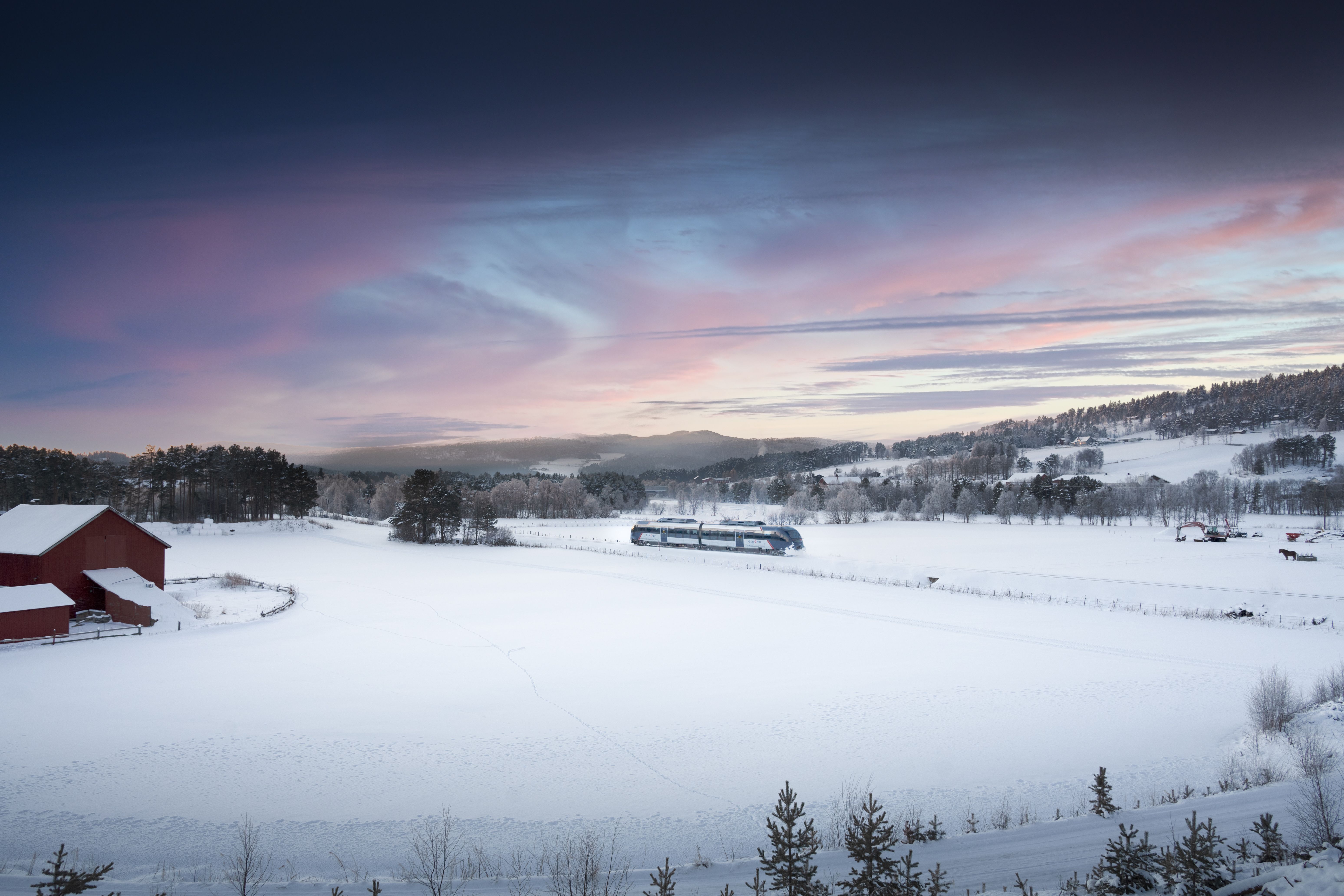 The Rørosbanen railway