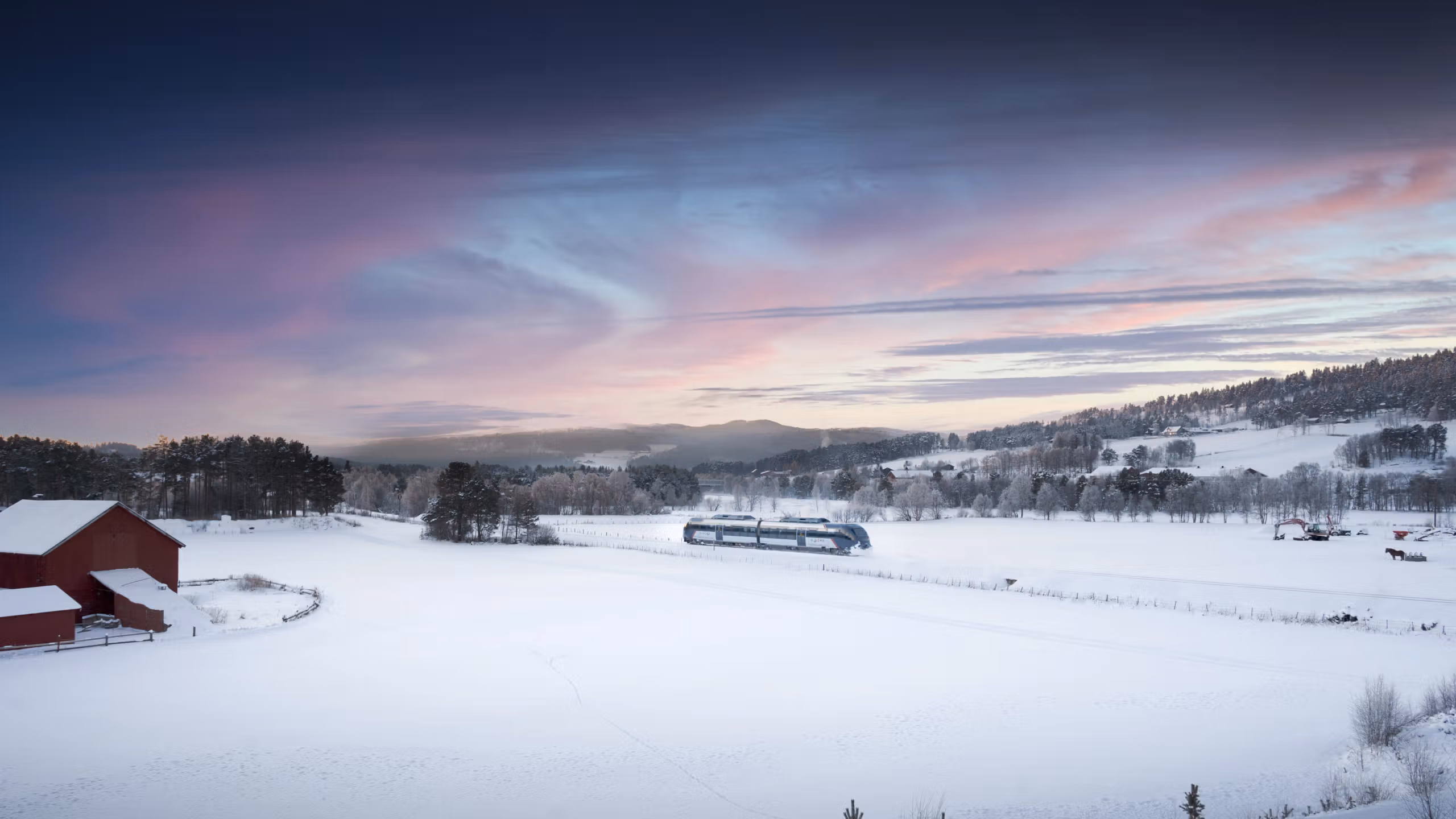 The Rørosbanen railway