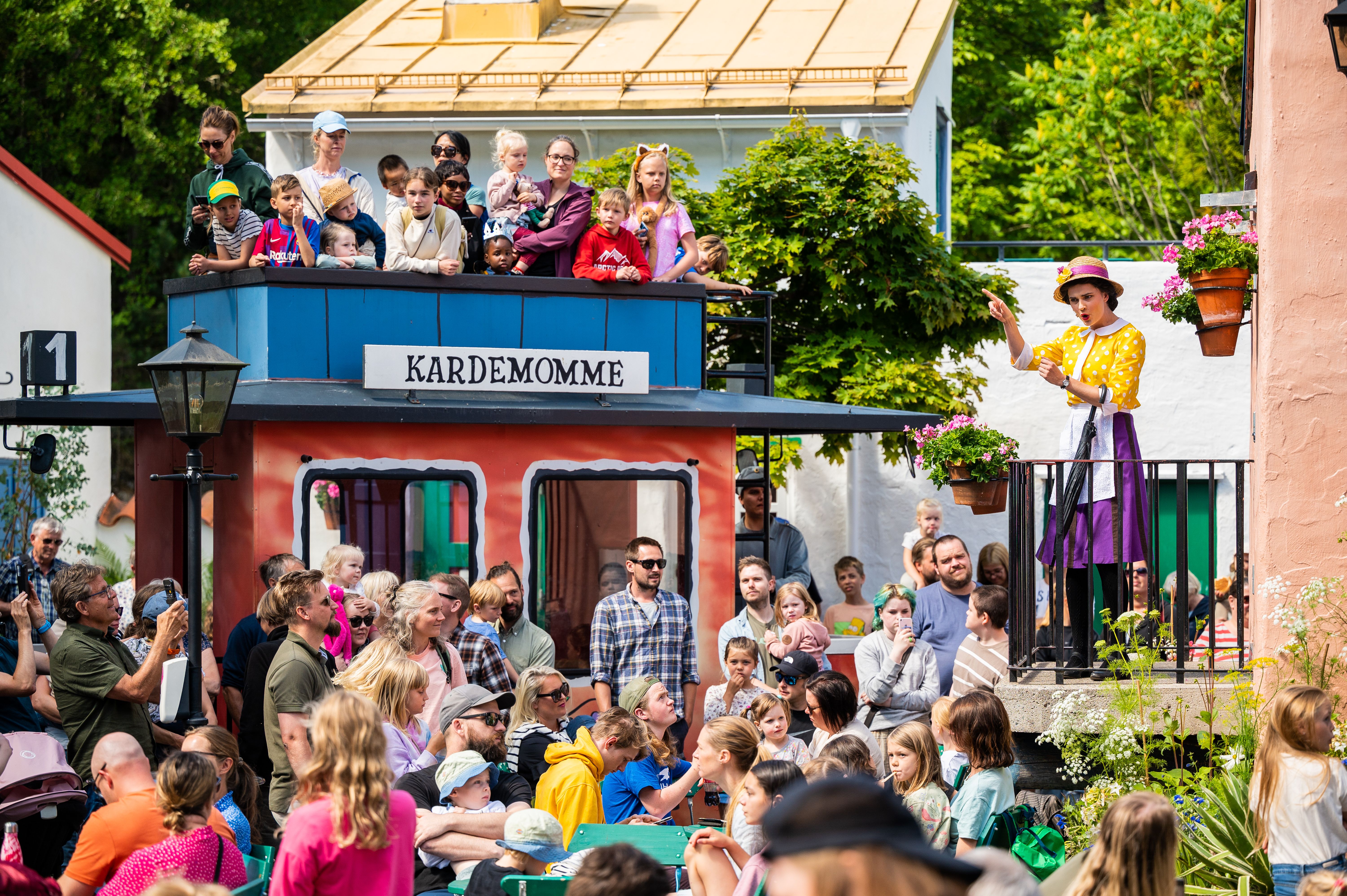 Aunt Sofie on the popular show Kardemomme town in Dyreparken, Kristiansand