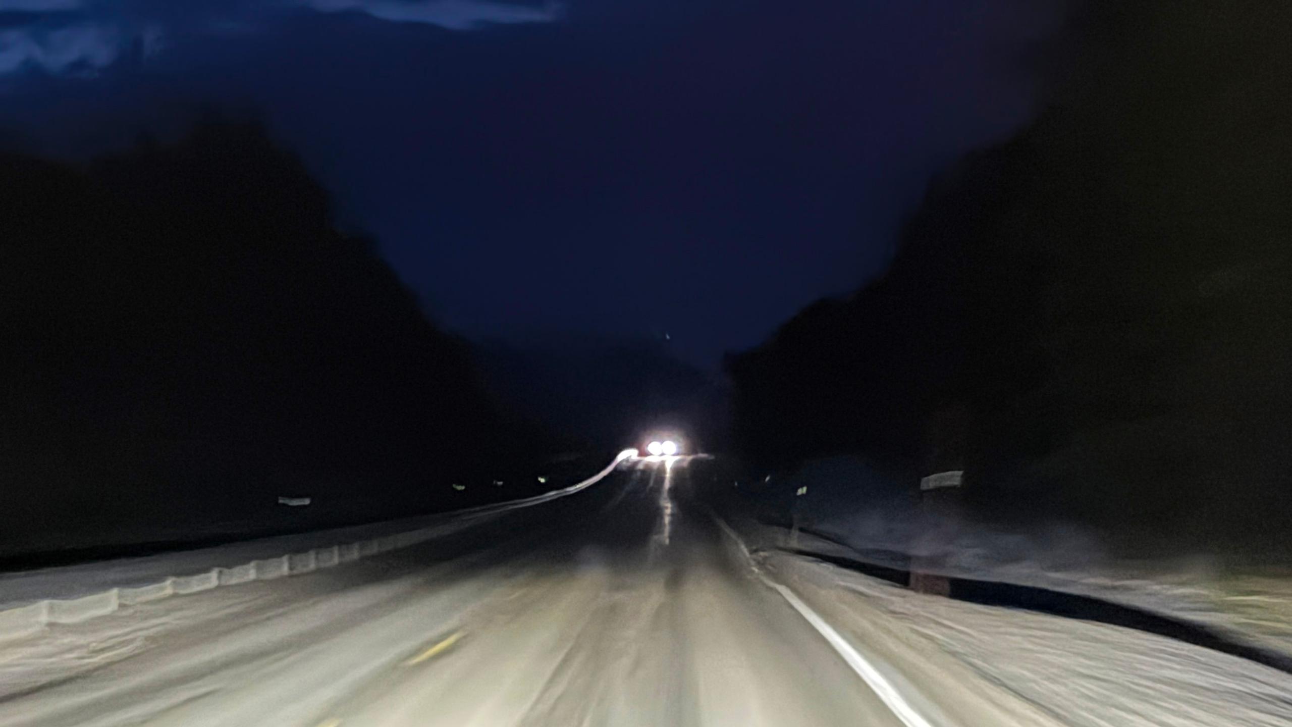 Driving in the dark