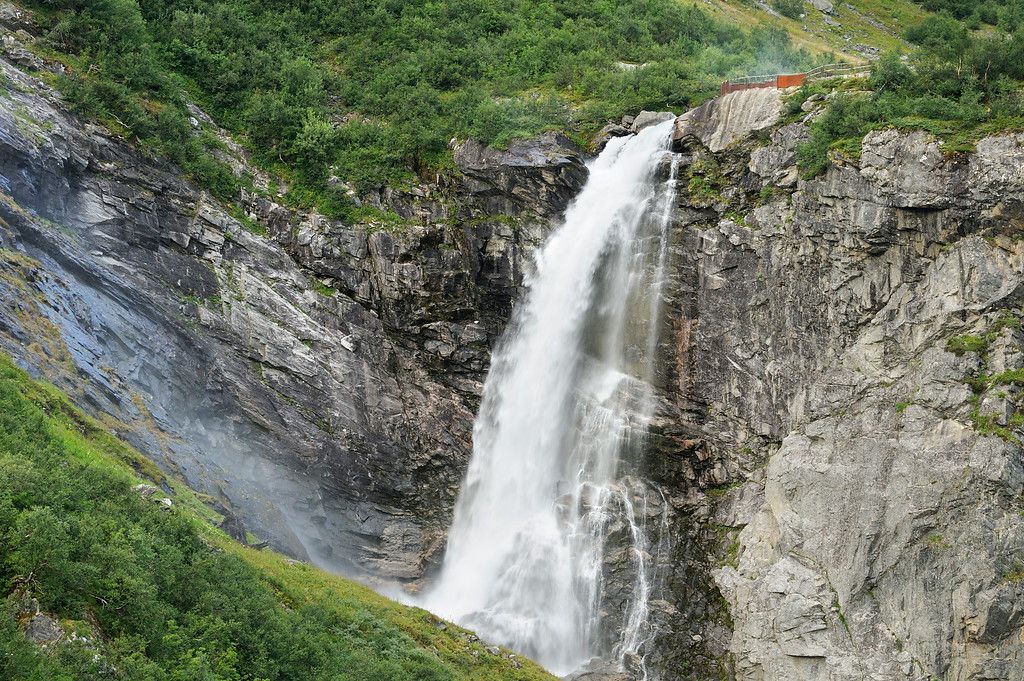 A waterfall.