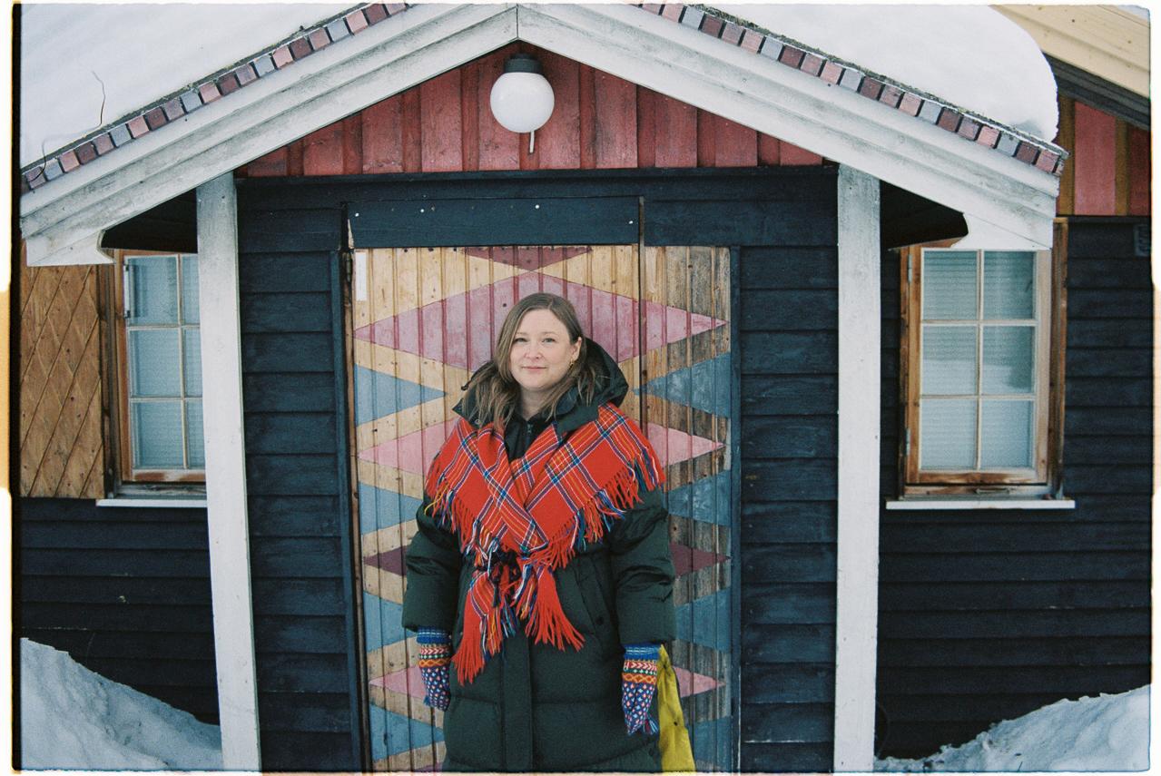 Sami woman in Finnmark.