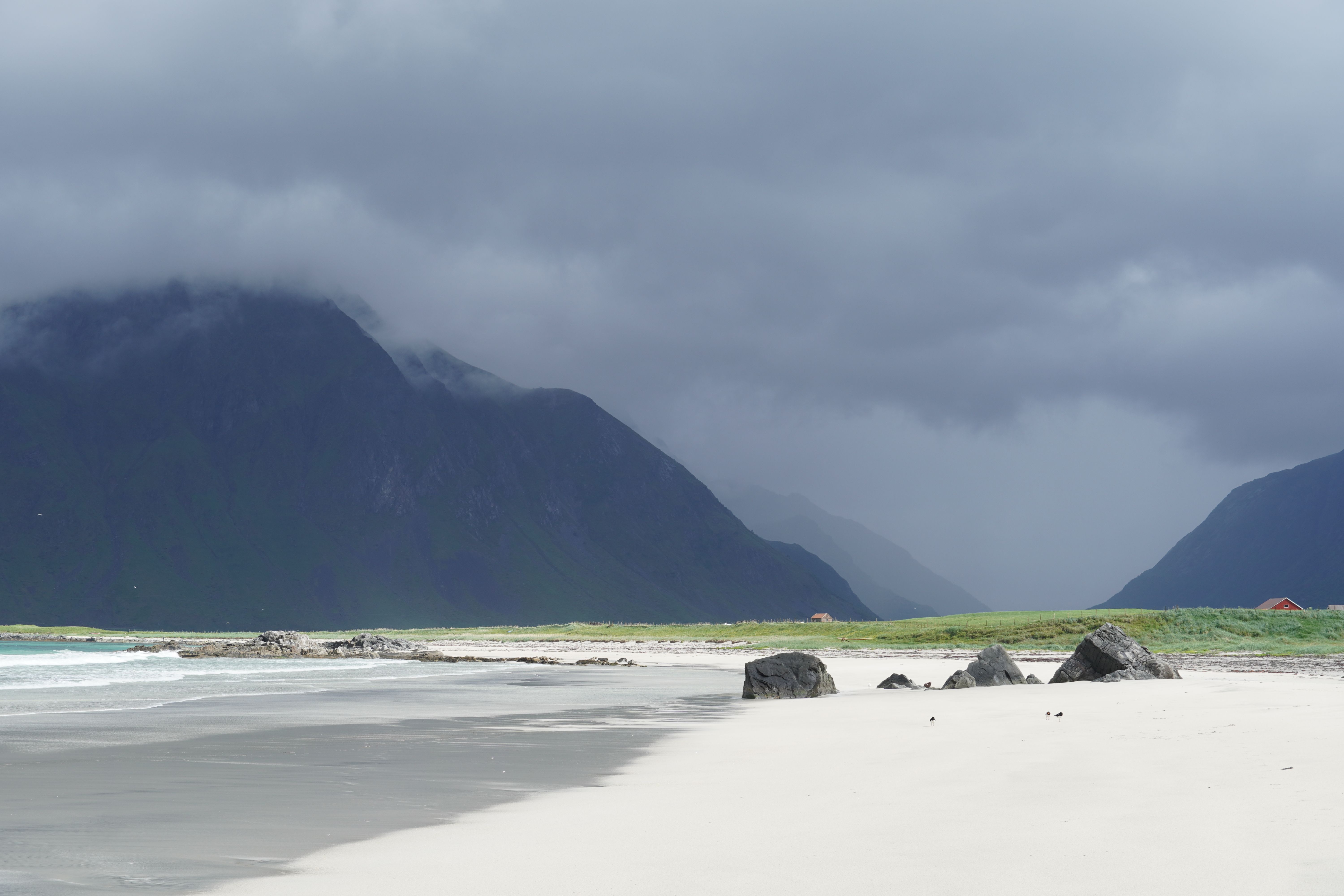 Skagsanden beach in Lofoten 