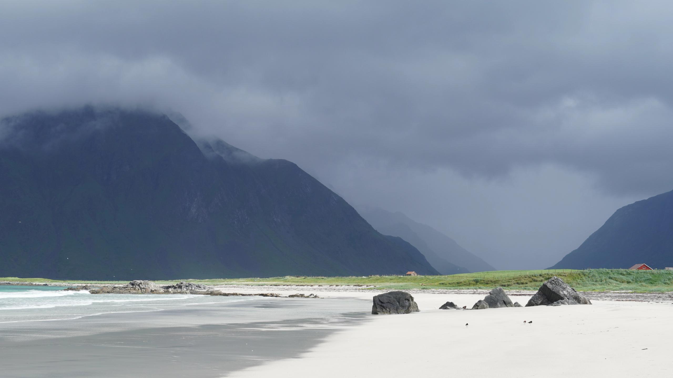 Skagsanden beach in Lofoten