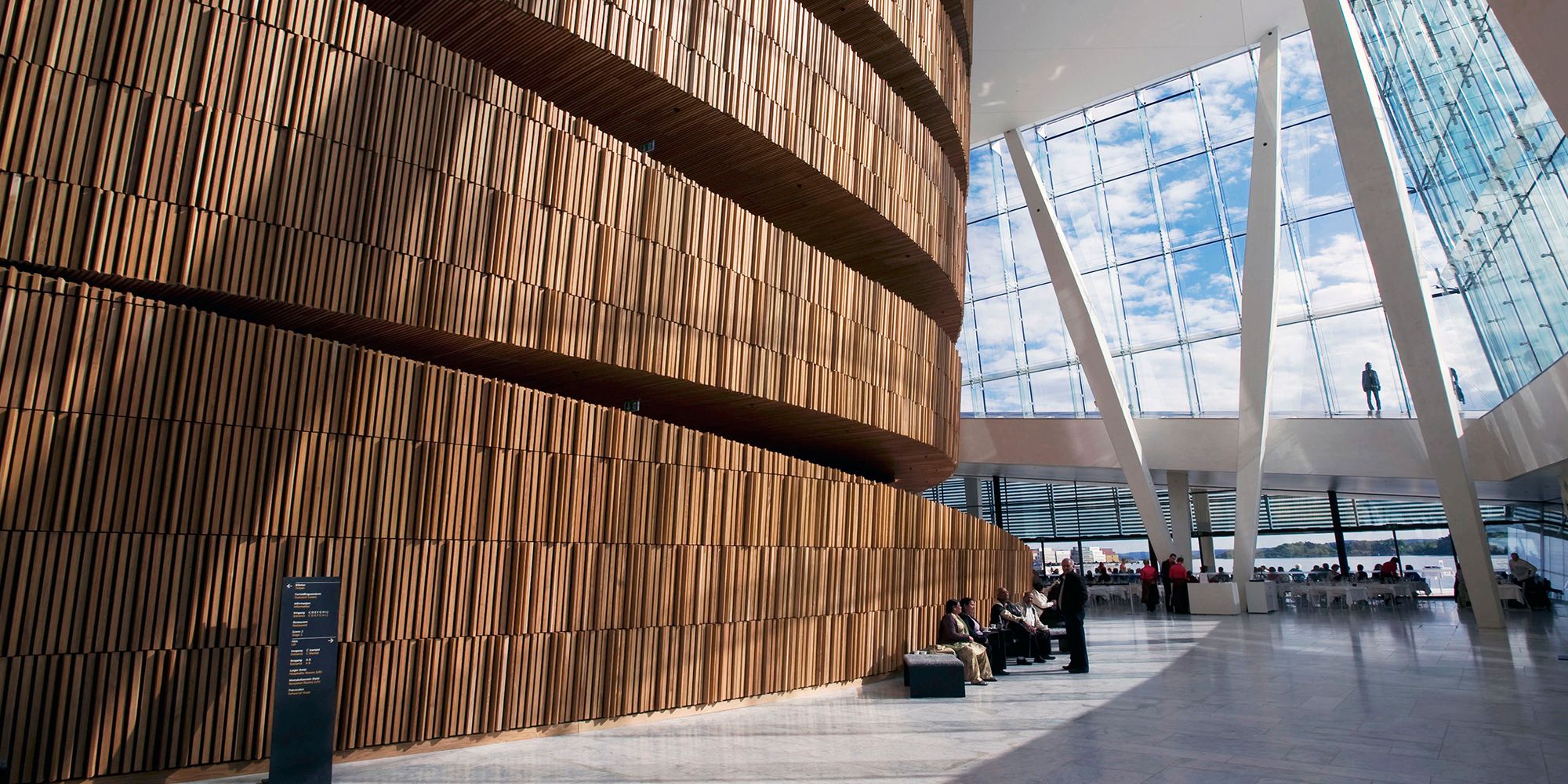 Interiour of The Norwegian Opera and Ballet, Oslo, Norway