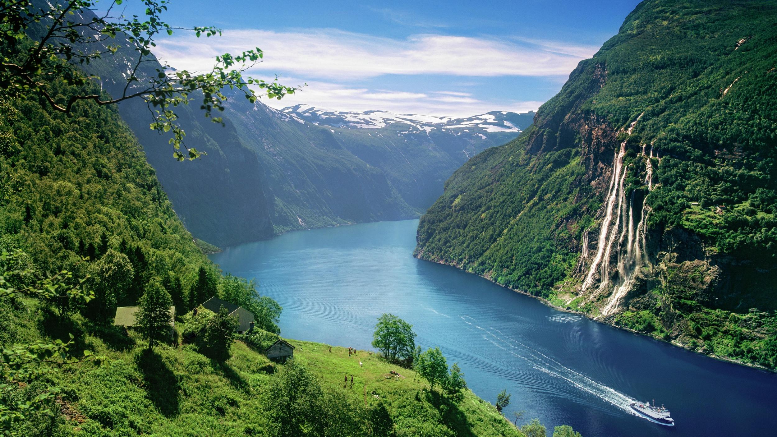 De syv søstre og utsikt over Geirangerfjord