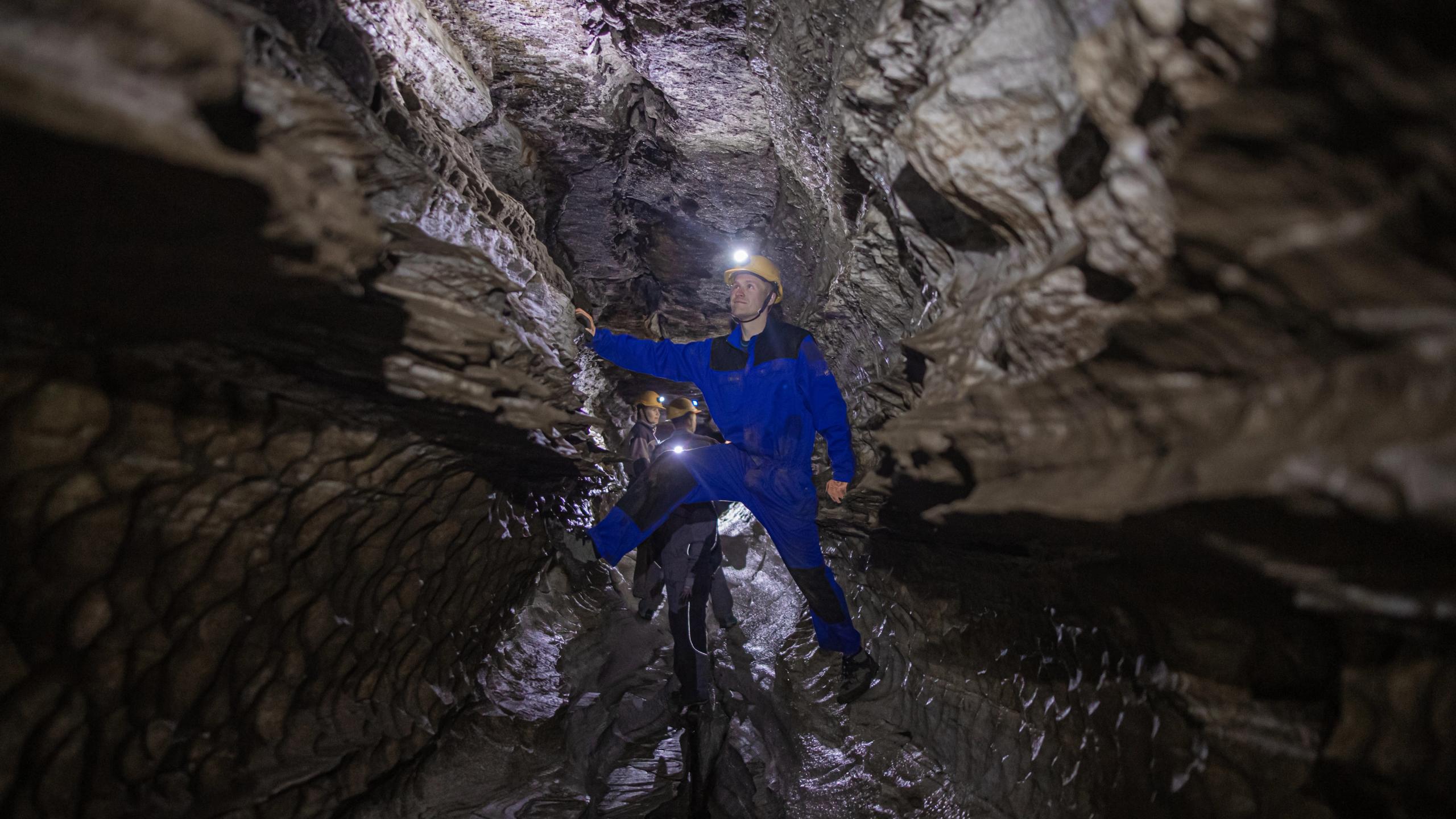 Sightseeing in Setergrotta in Mo i Rana, Northern Norway