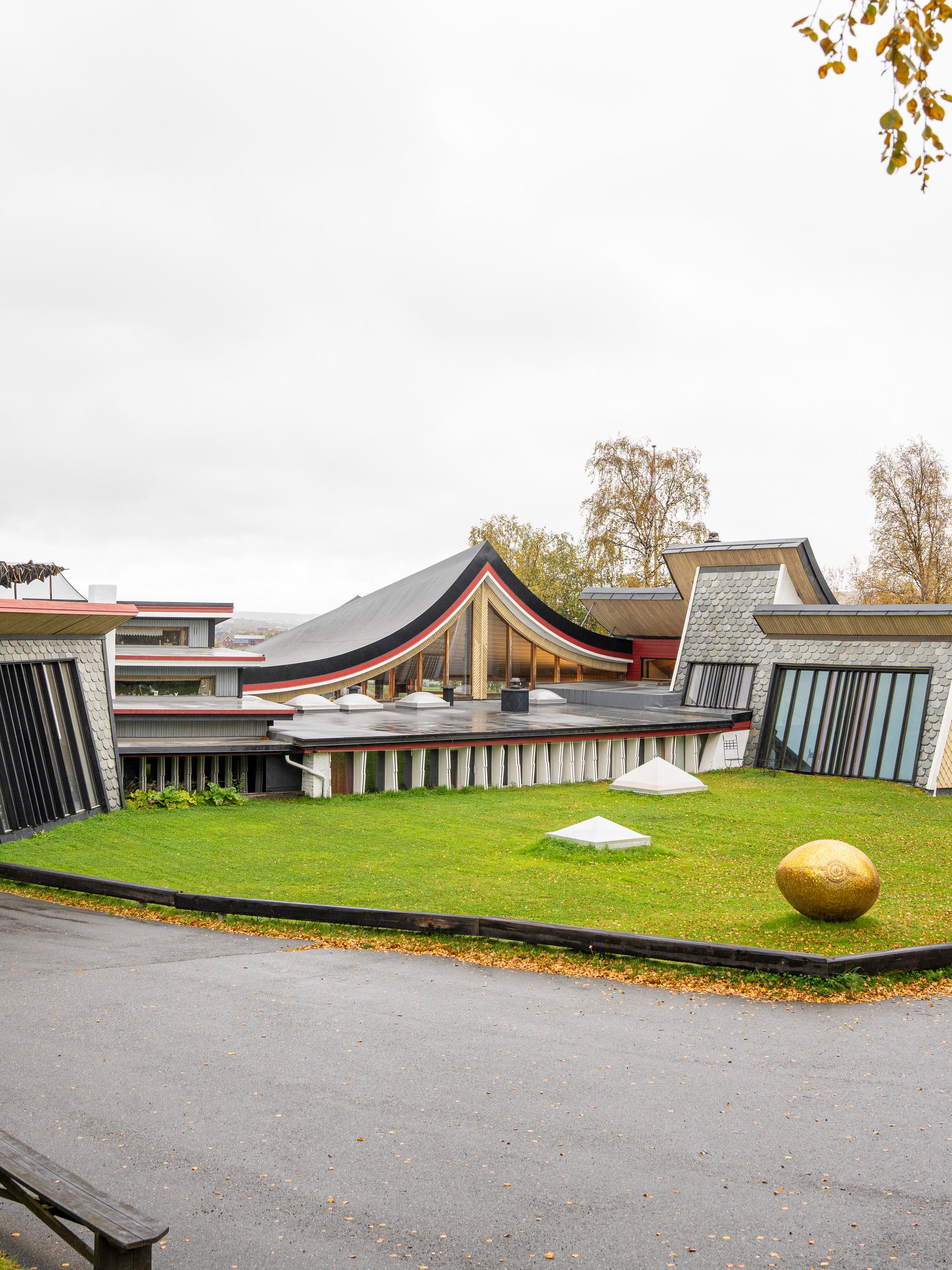 Utsiden av Juhls sølvsmie i Kautokeino