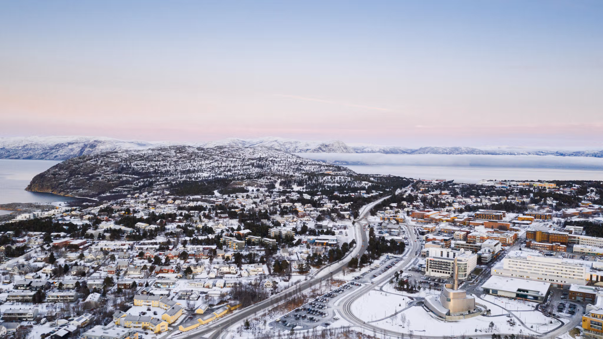 Alta town surrounded by stunning nature