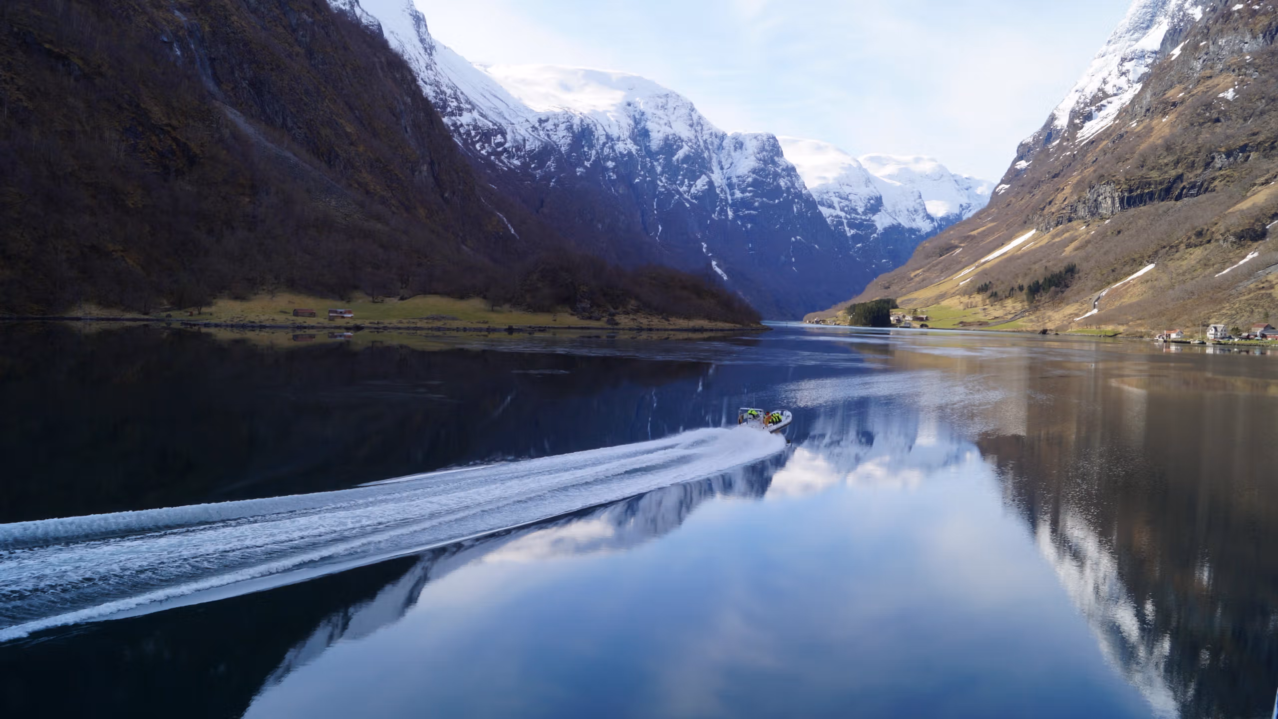 Rib boat on Nærøyfjorden