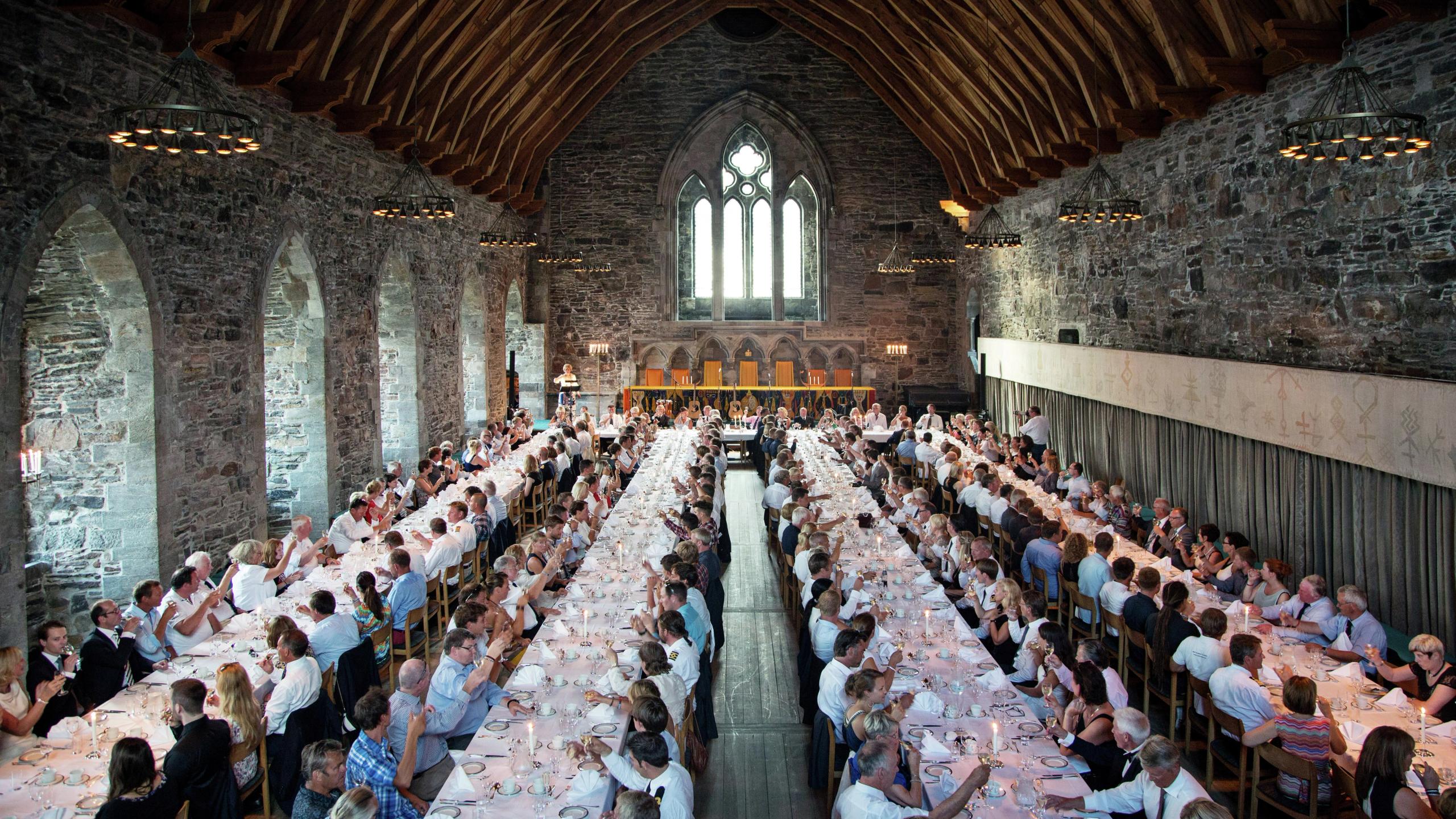 The Captains' dinner during Tall Ships' Races