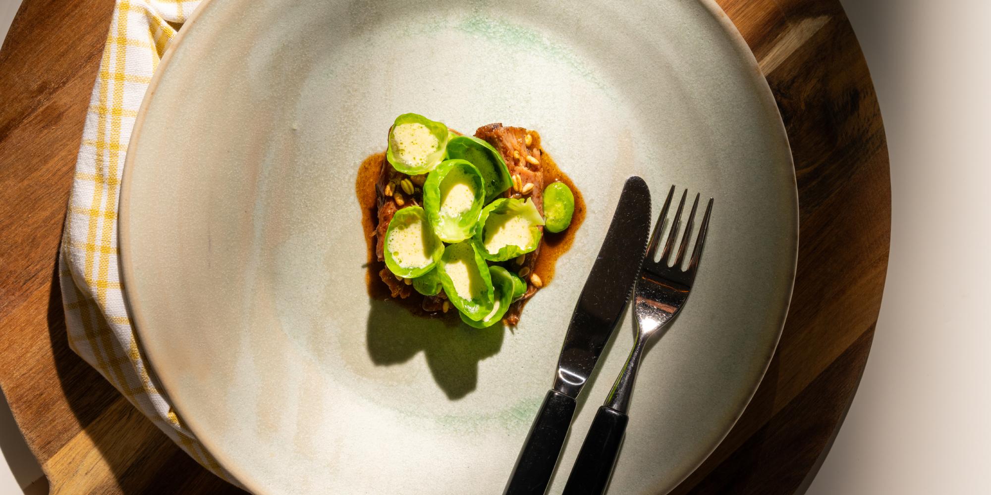 Braisert lammeskank med pepperot laget av Tom Victor Gausdal