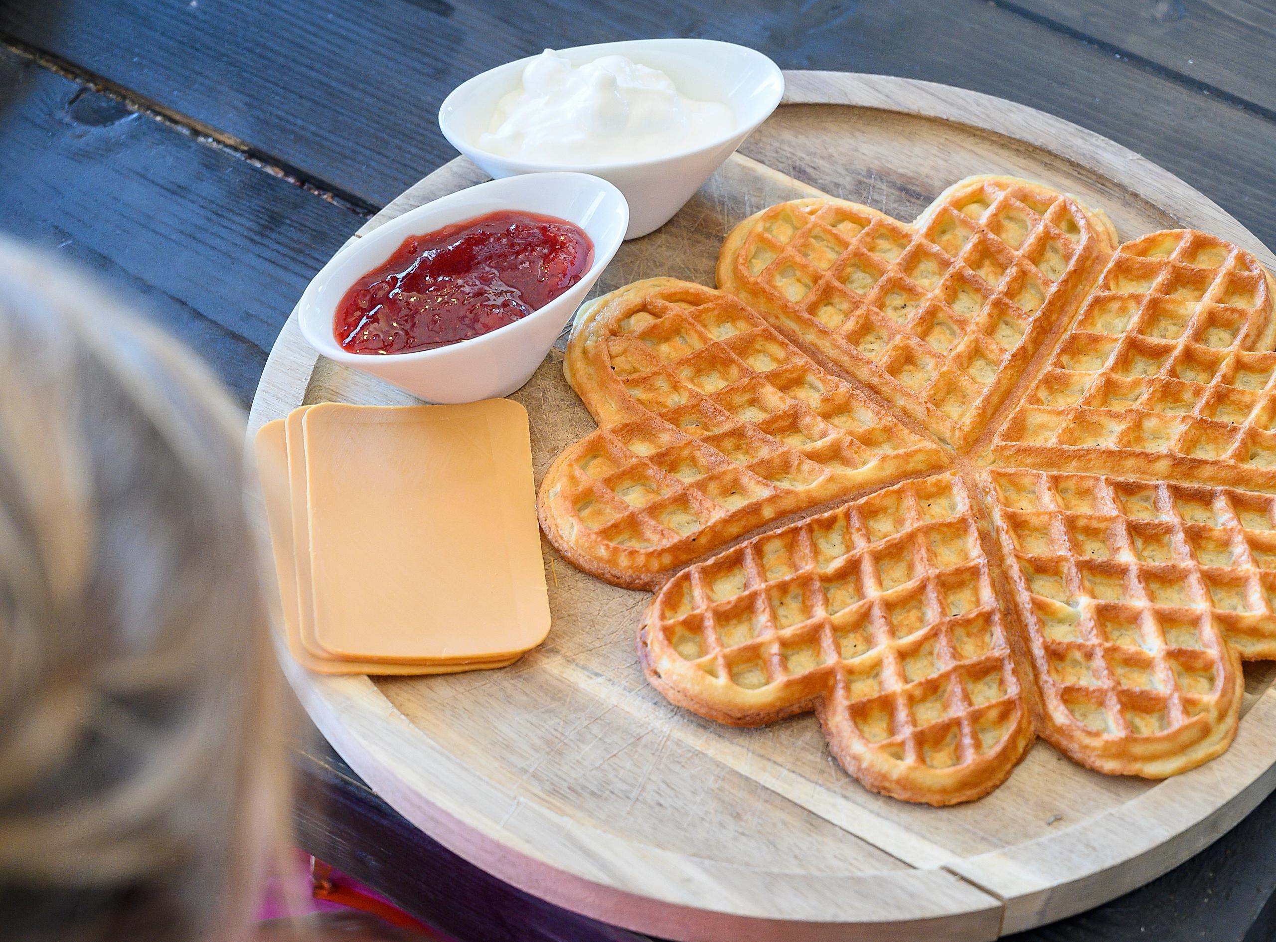 Waffle break at Narvikfjellet