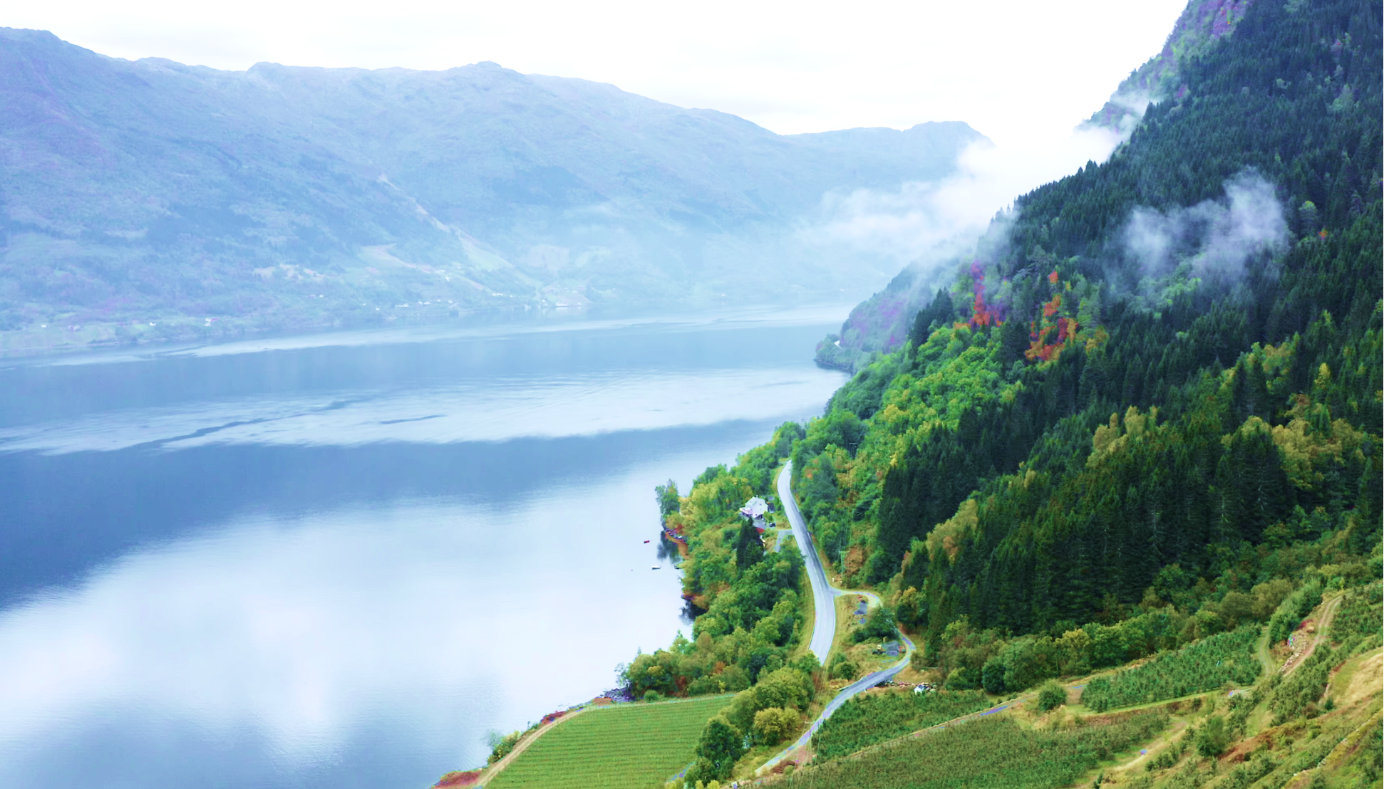 Utsikt over Hardangerfjorden